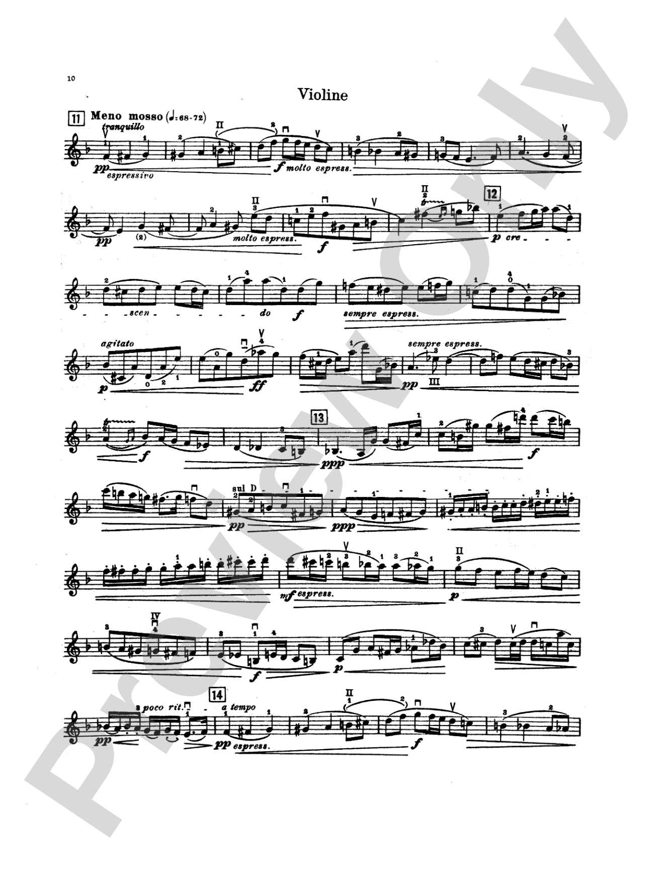 Reger: Suite in Olden Time, Op. 93: Violin Book