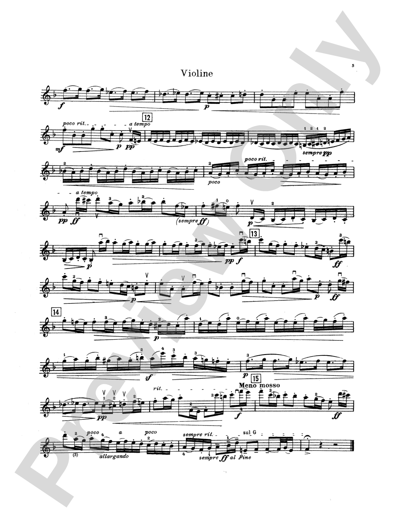 Reger: Suite in Olden Time, Op. 93: Violin Book