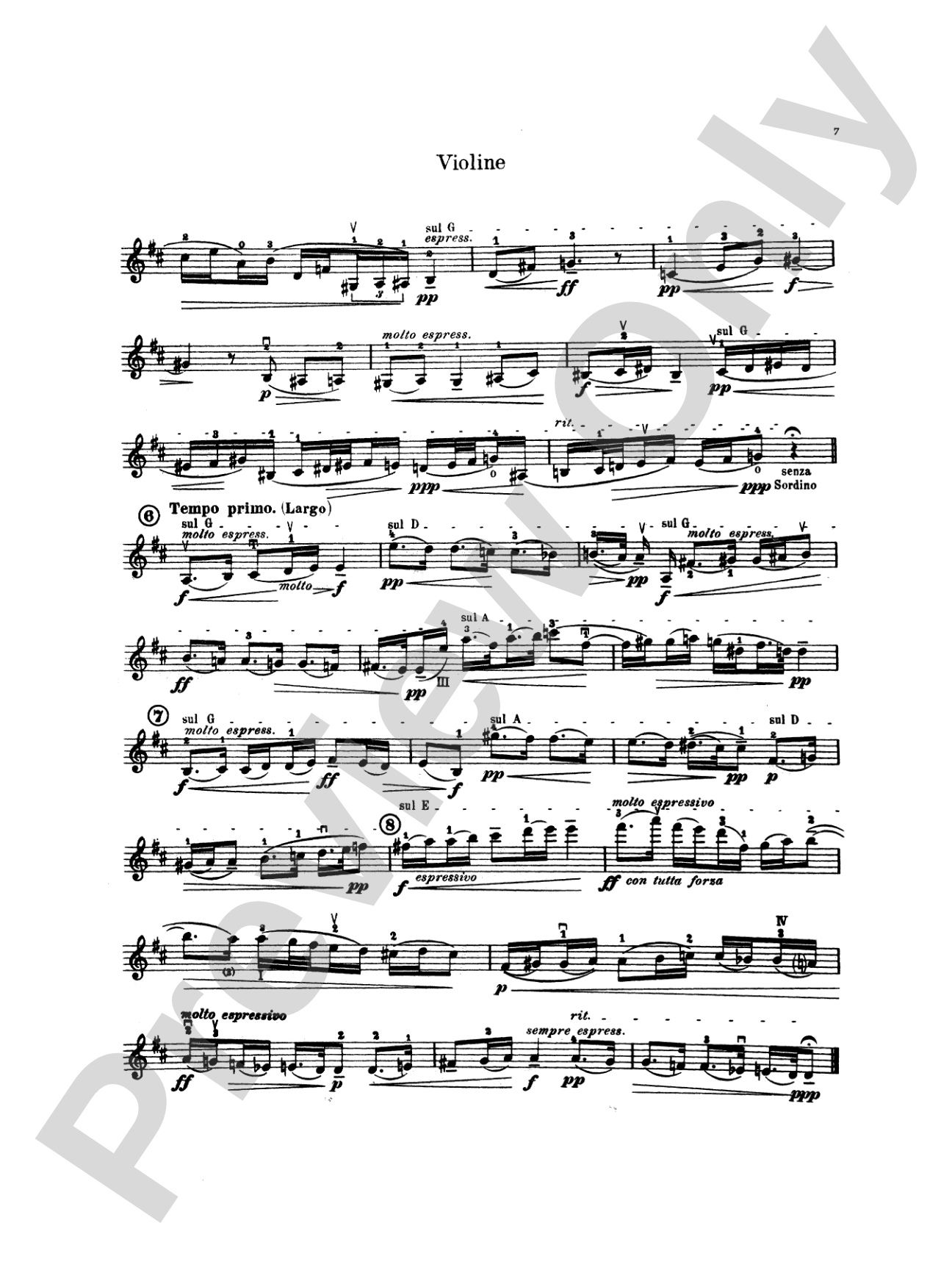 Reger: Suite in Olden Time, Op. 93: Violin Book