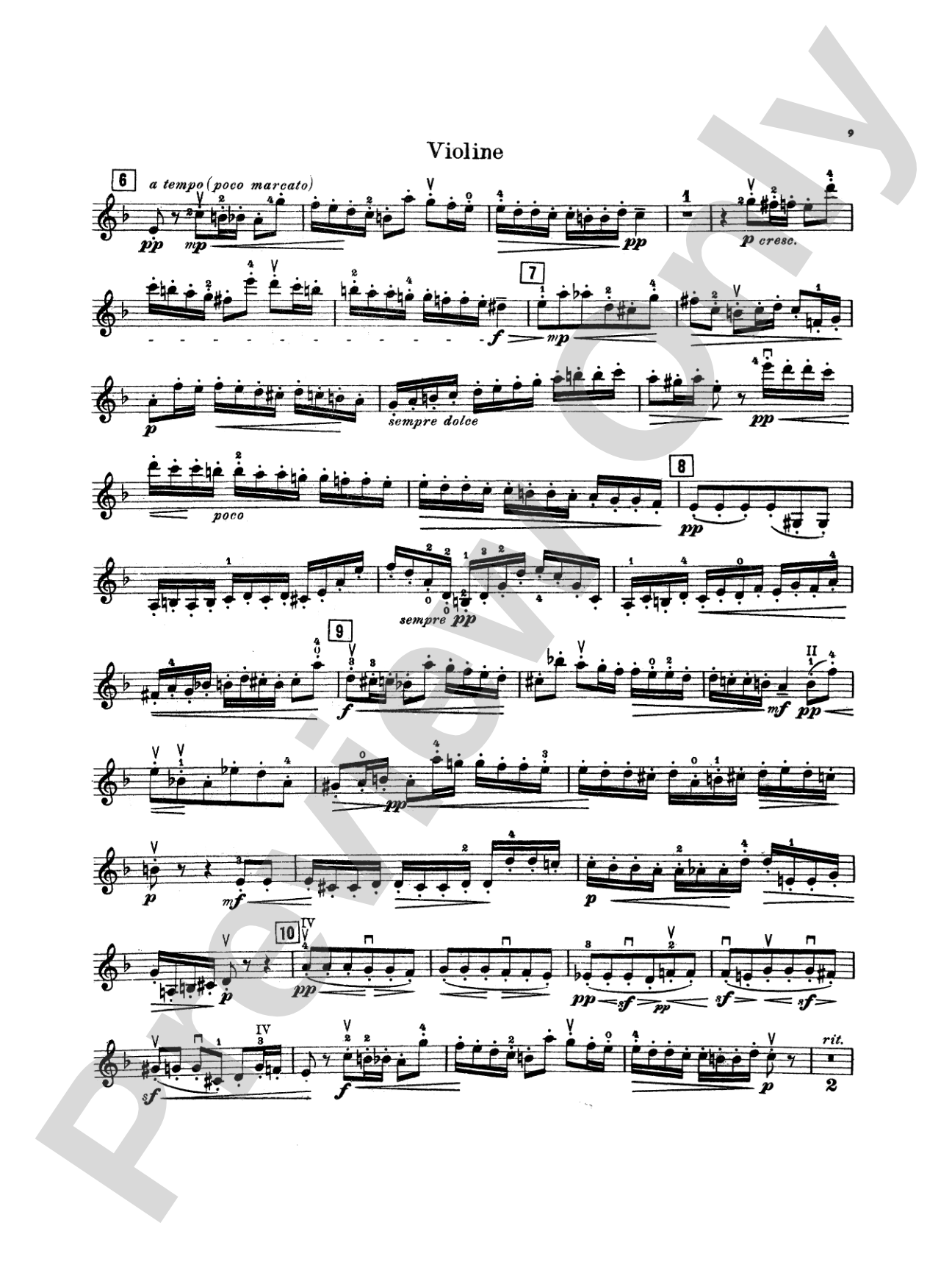 Reger: Suite in Olden Time, Op. 93: Violin Book