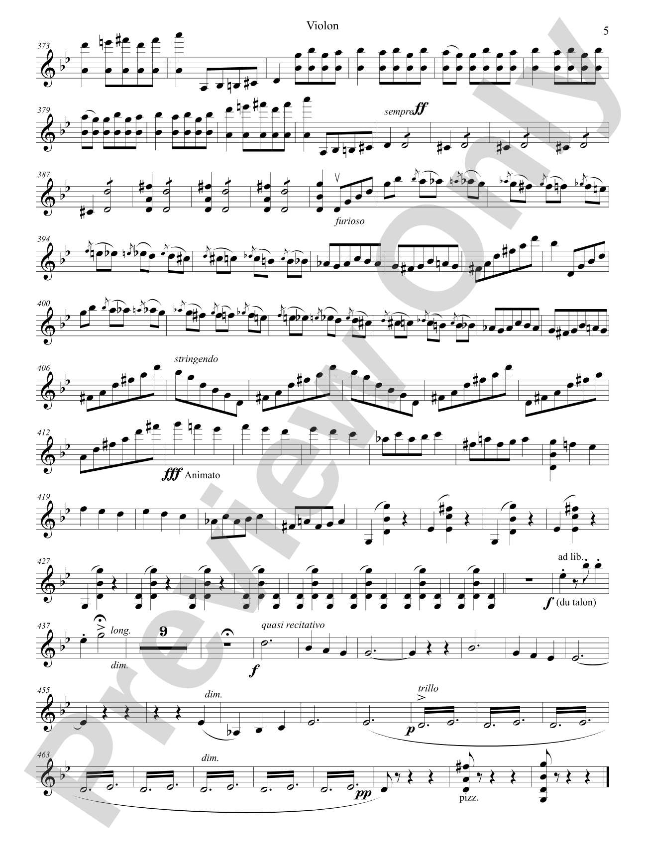 Saint-Saëns: Danse Macabre, Op. 40: Violin Book