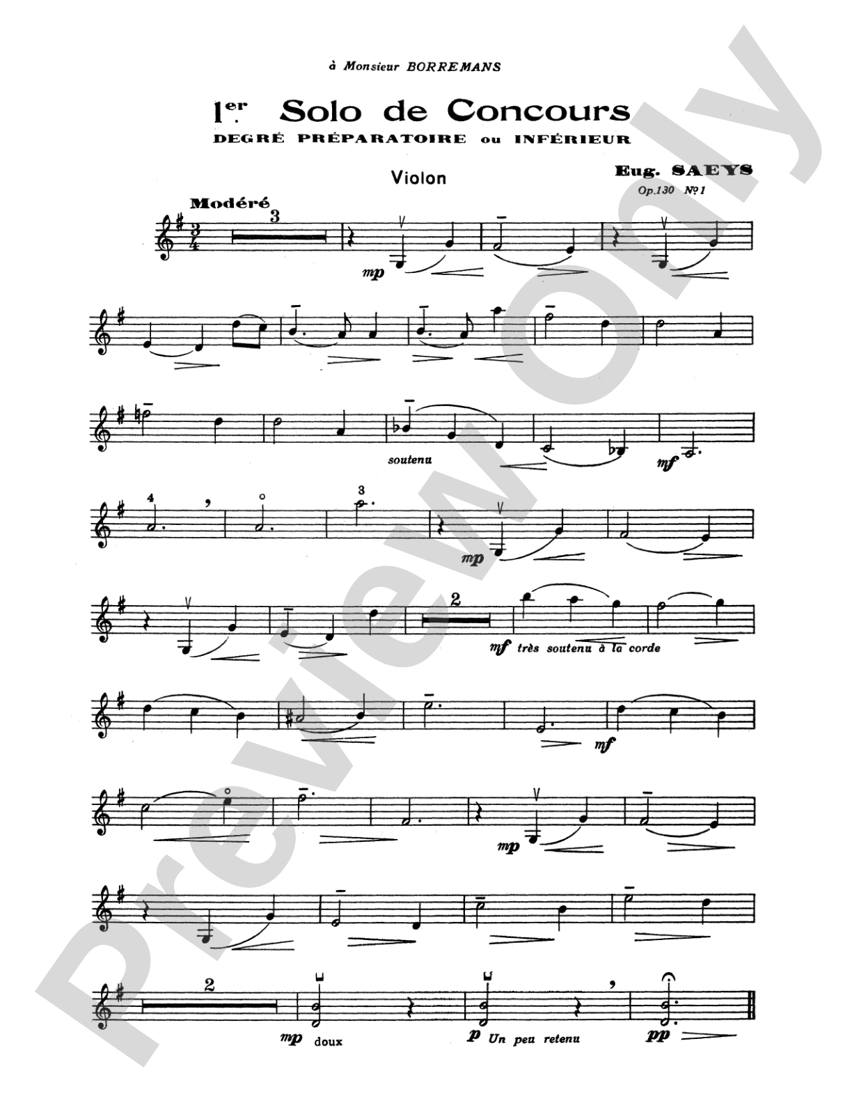 Wieniawski: Deux Solos de Concours, Op. 130 (Urtext): Violin Book