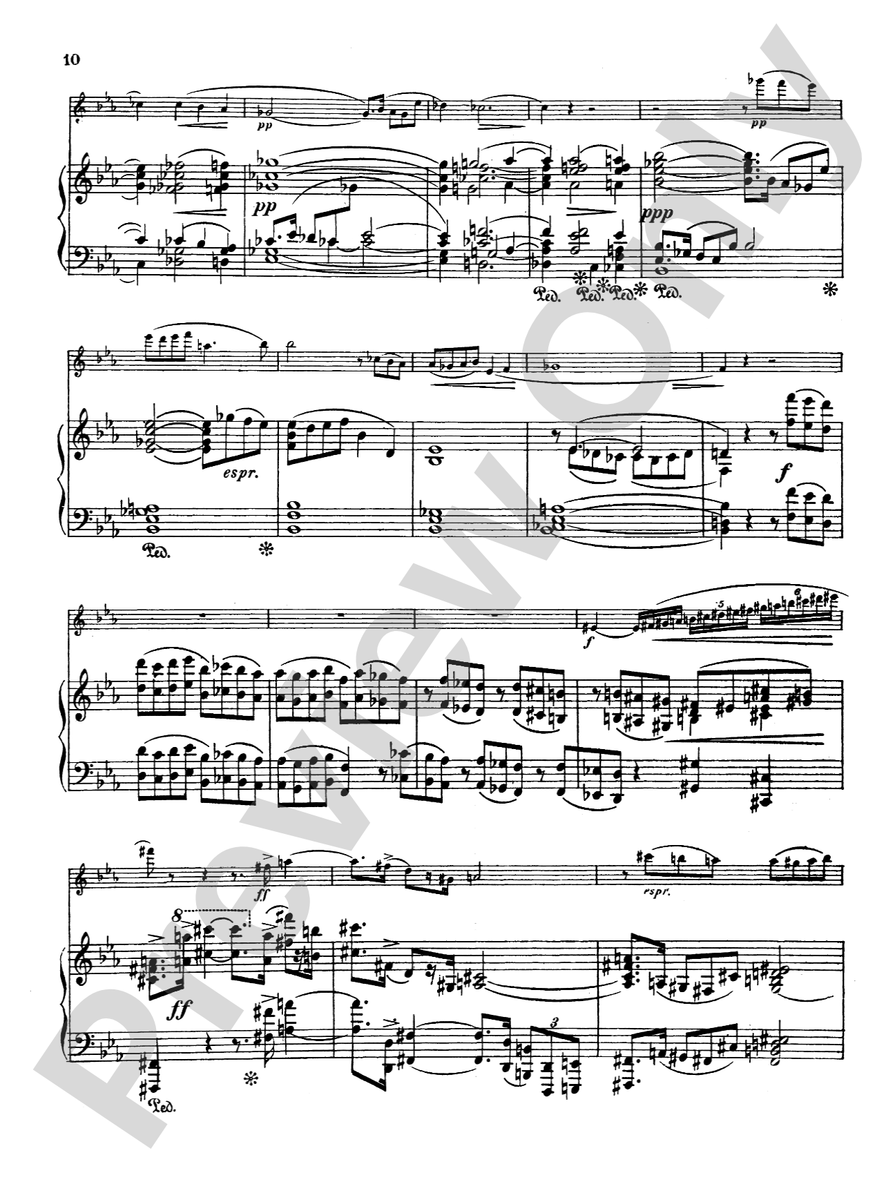 Strauss: Sonata in E flat Major, Op. 18