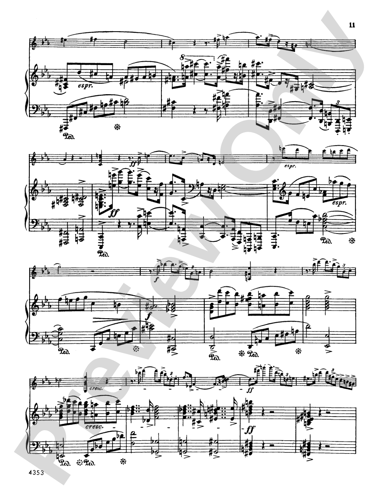 Strauss: Sonata in E flat Major, Op. 18