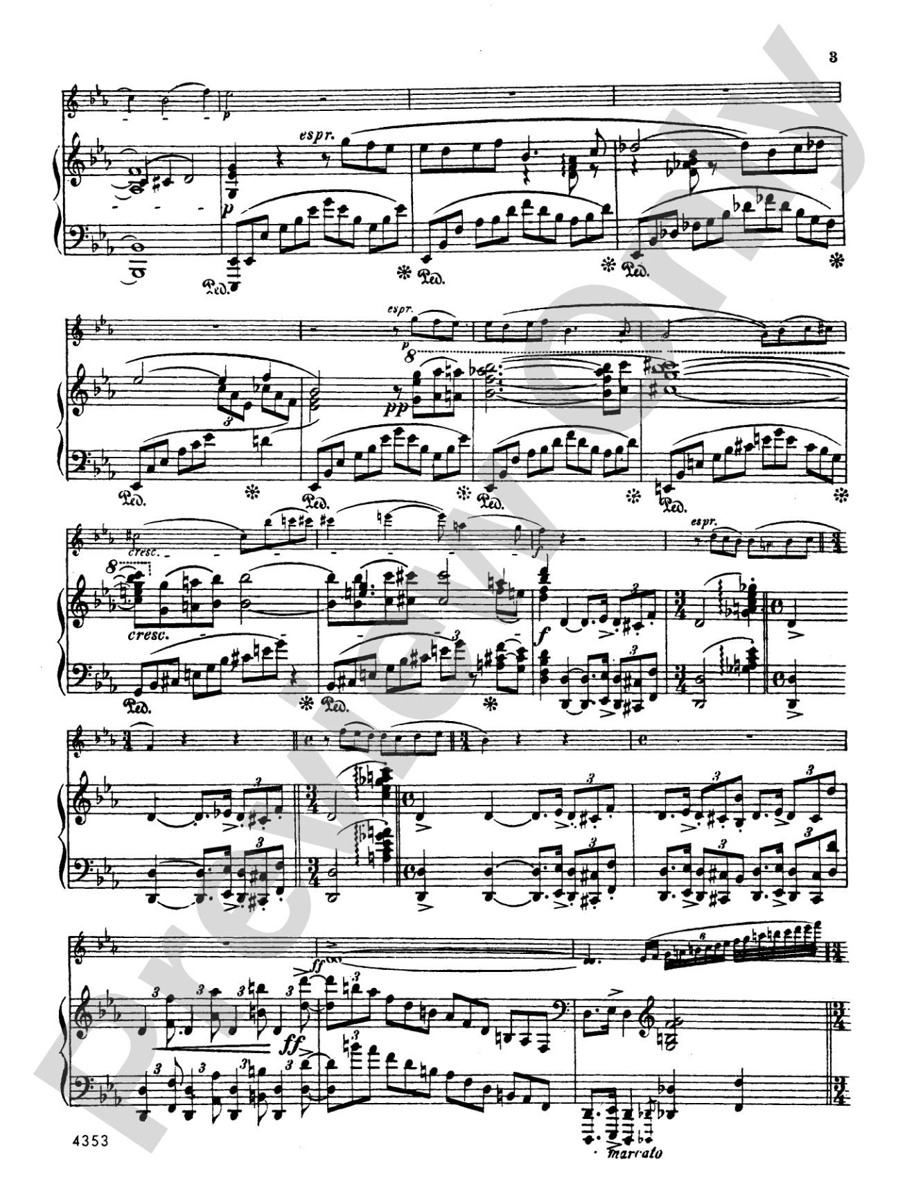 Strauss: Sonata in E flat Major, Op. 18