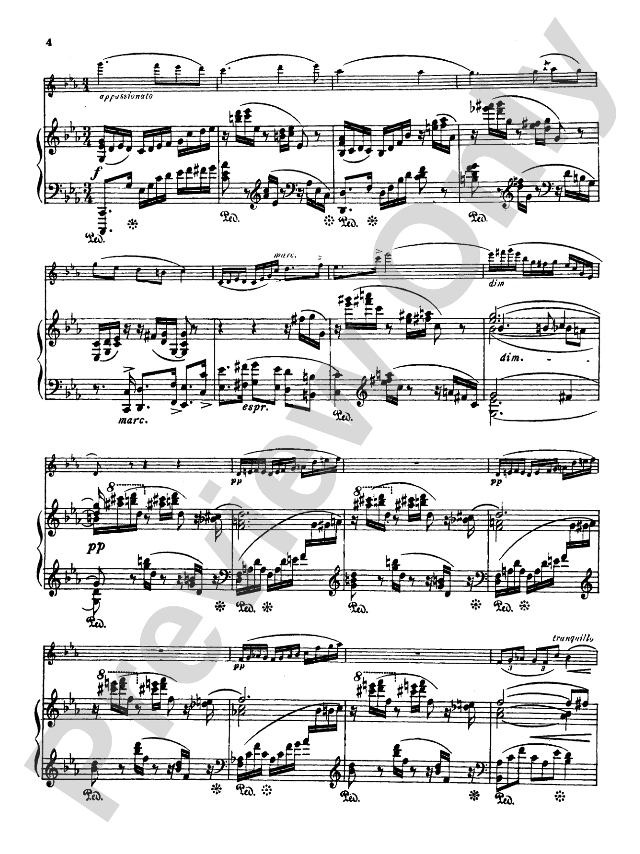 Strauss: Sonata in E flat Major, Op. 18