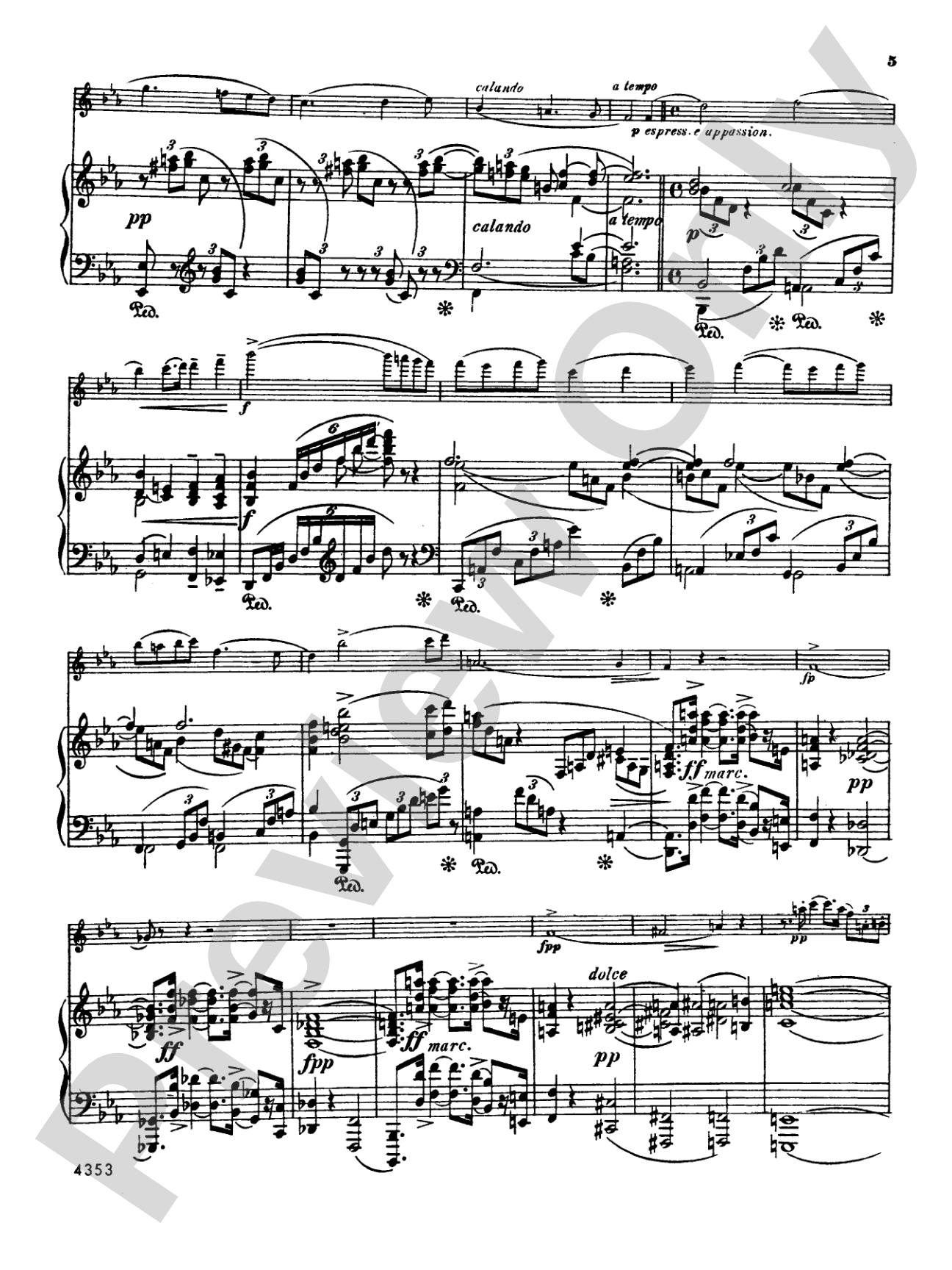 Strauss: Sonata in E flat Major, Op. 18