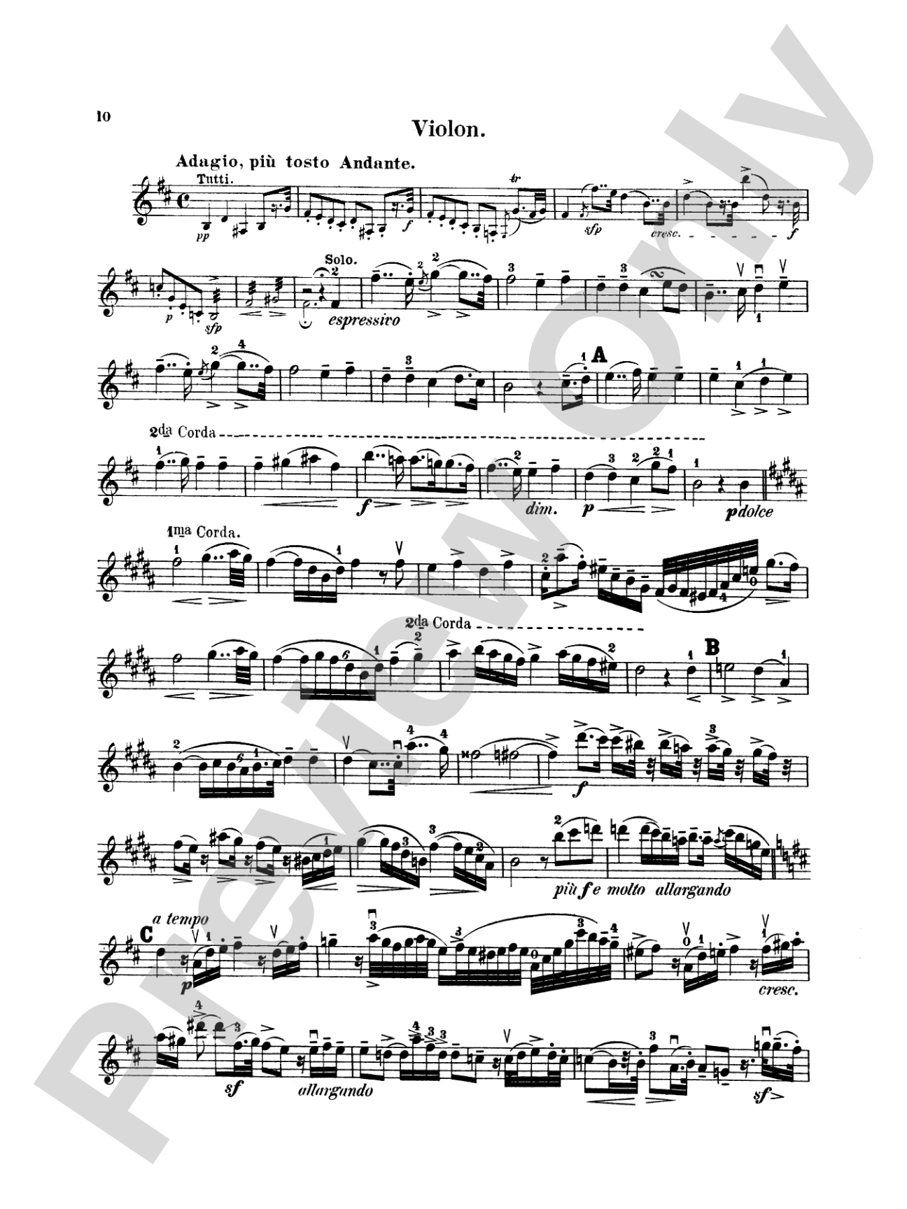 Lipinsky: Concerto Militare, Op. 21: Violin Book