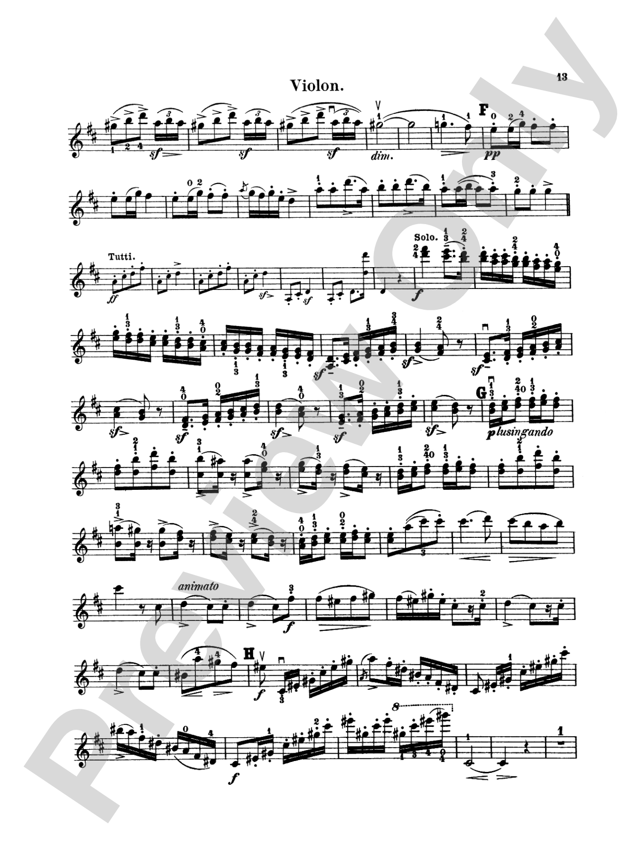 Lipinsky: Concerto Militare, Op. 21: Violin Book
