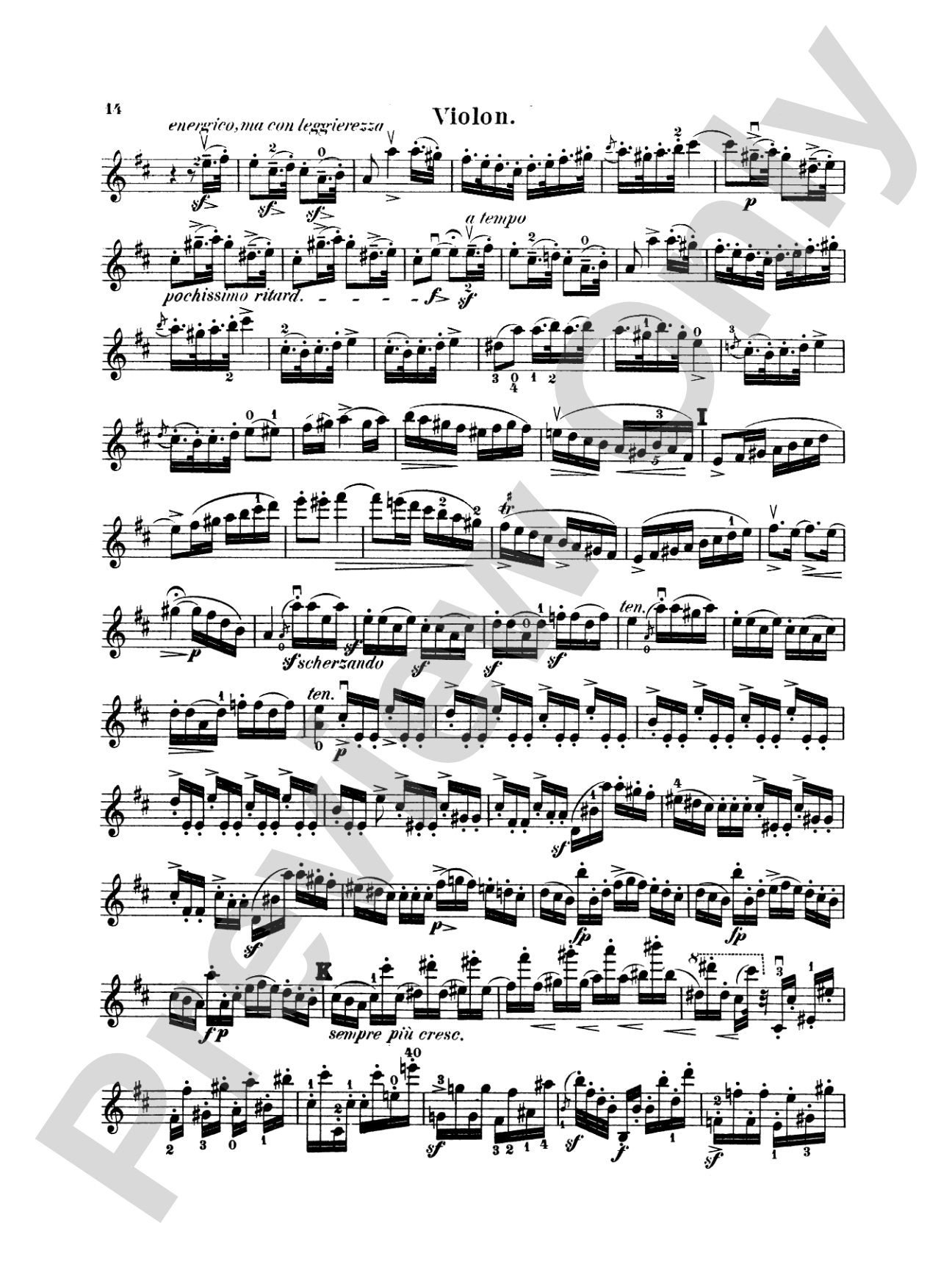 Lipinsky: Concerto Militare, Op. 21: Violin Book