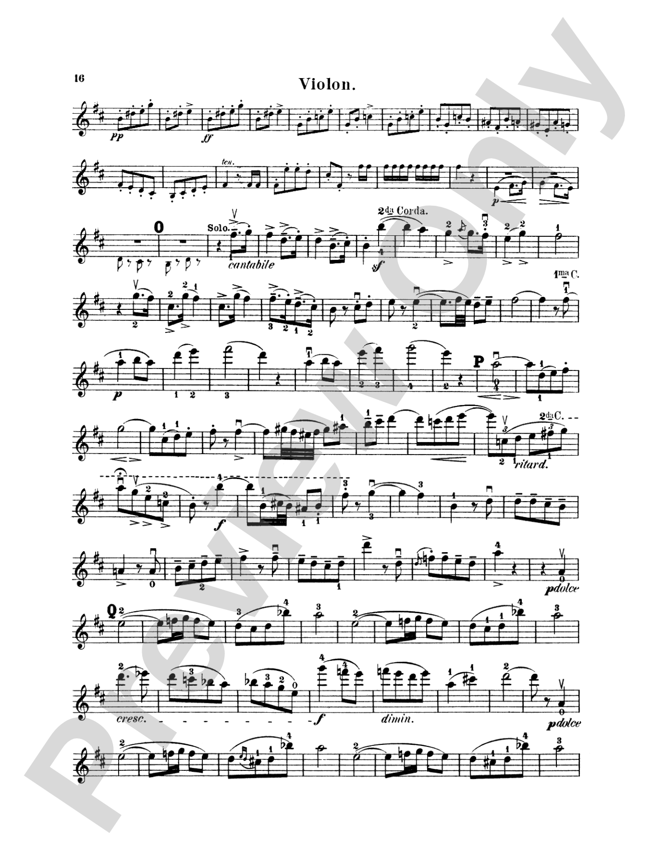 Lipinsky: Concerto Militare, Op. 21: Violin Book