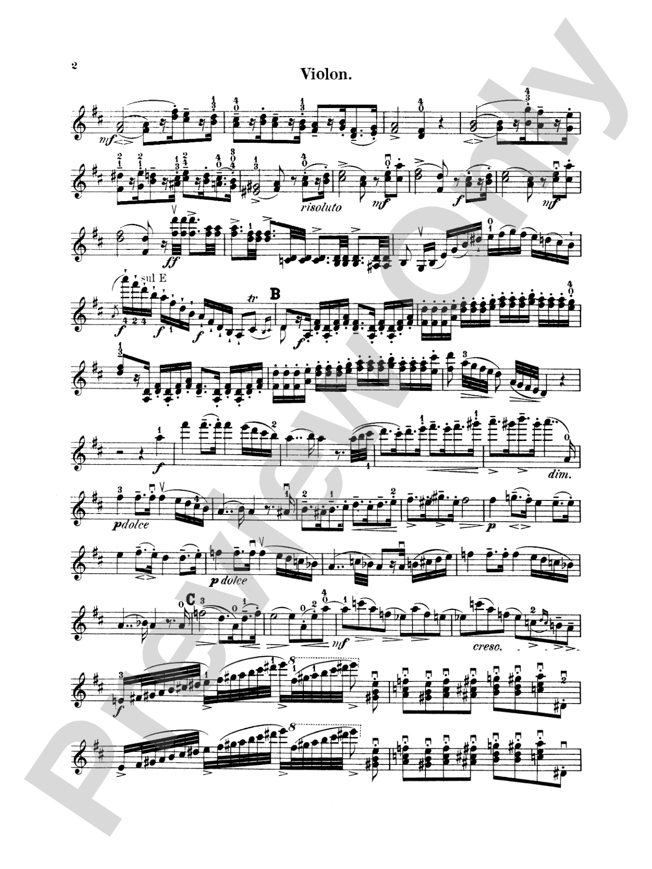 Lipinsky: Concerto Militare, Op. 21: Violin Book