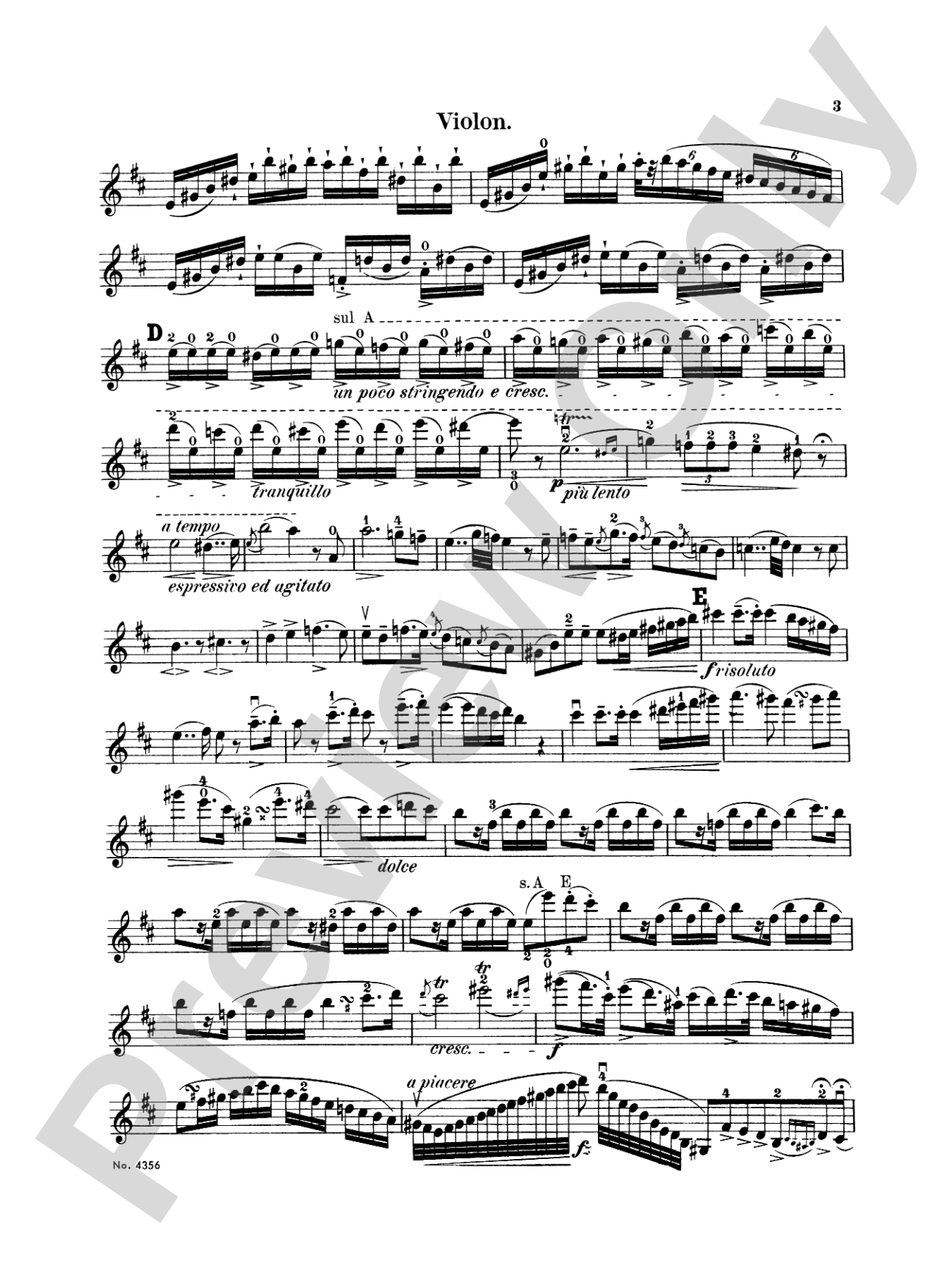 Lipinsky: Concerto Militare, Op. 21: Violin Book