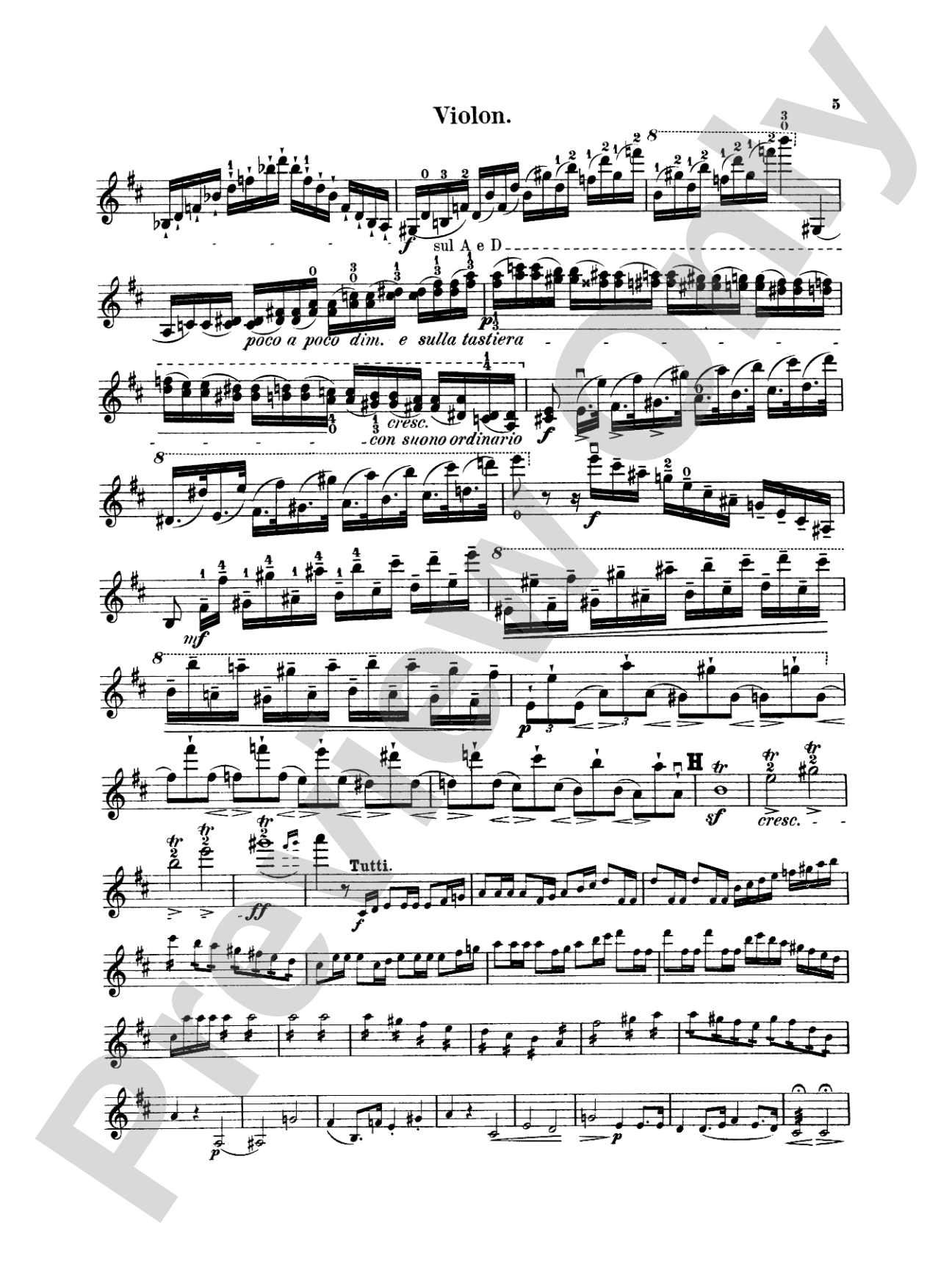 Lipinsky: Concerto Militare, Op. 21: Violin Book