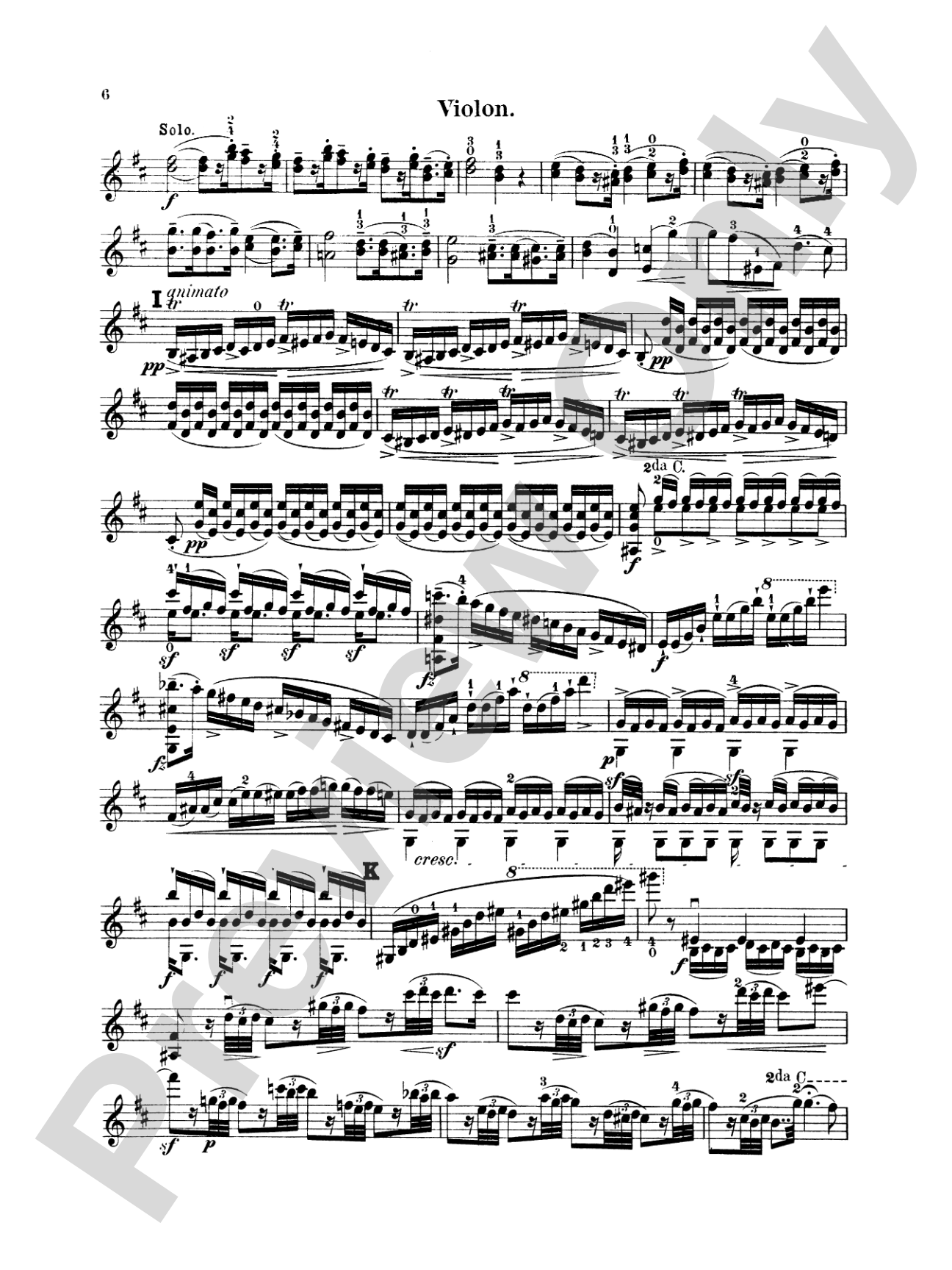 Lipinsky: Concerto Militare, Op. 21: Violin Book