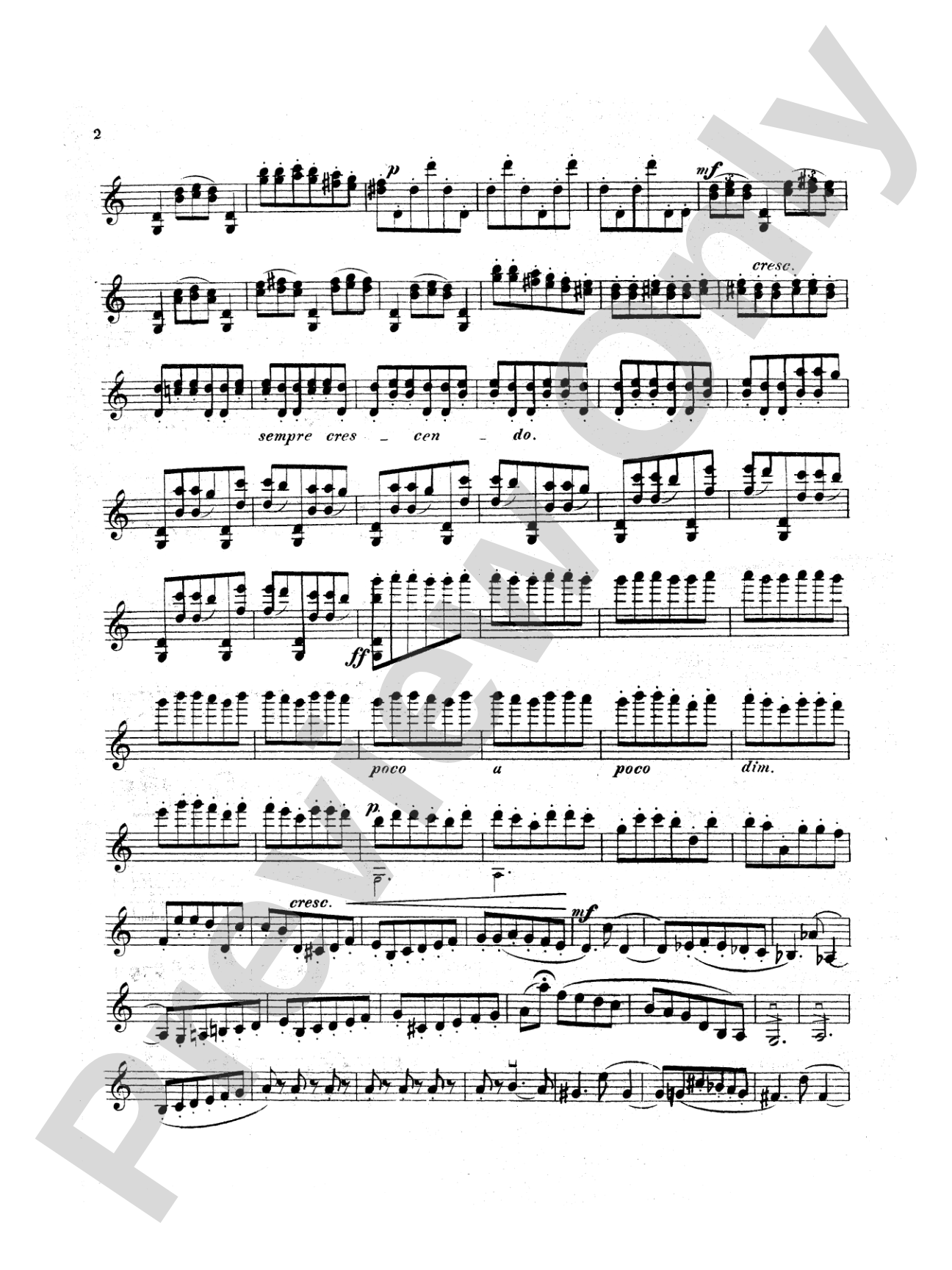 Tchaikovsky: Valse Scherzo, Op. 34 (Urtext): Violin Parts