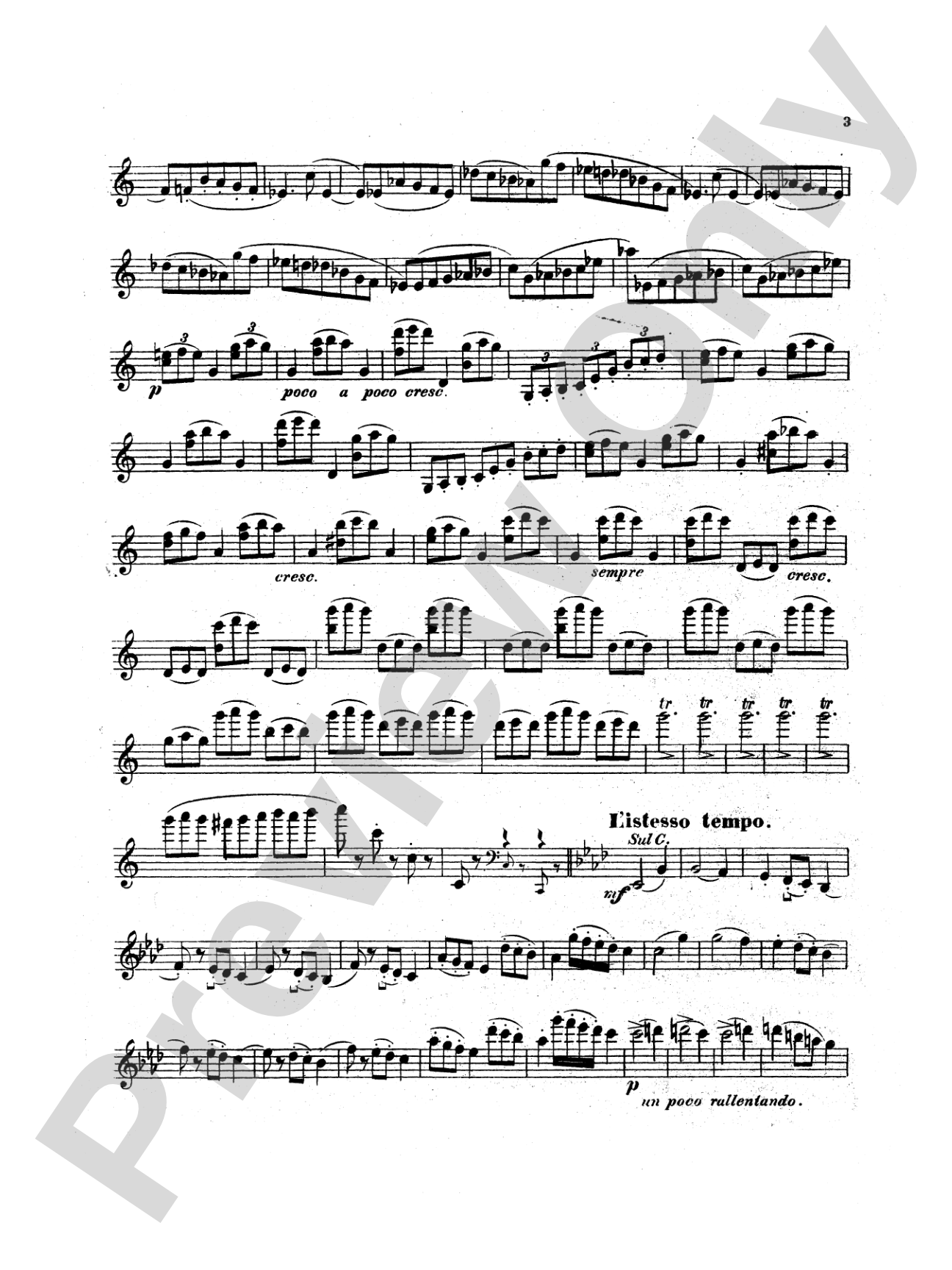 Tchaikovsky: Valse Scherzo, Op. 34 (Urtext): Violin Parts