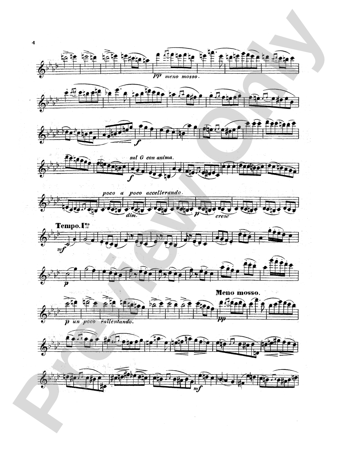 Tchaikovsky: Valse Scherzo, Op. 34 (Urtext): Violin Parts
