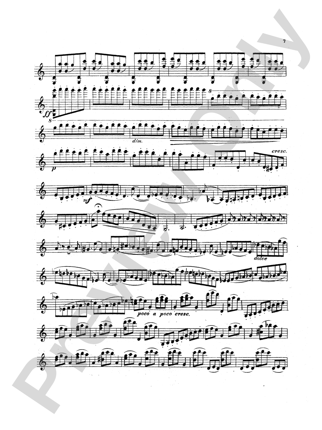 Tchaikovsky: Valse Scherzo, Op. 34 (Urtext): Violin Parts
