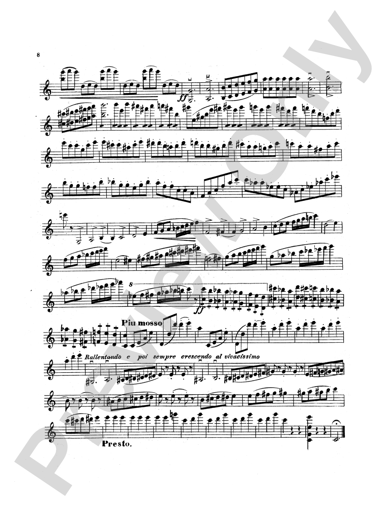 Tchaikovsky: Valse Scherzo, Op. 34 (Urtext): Violin Parts