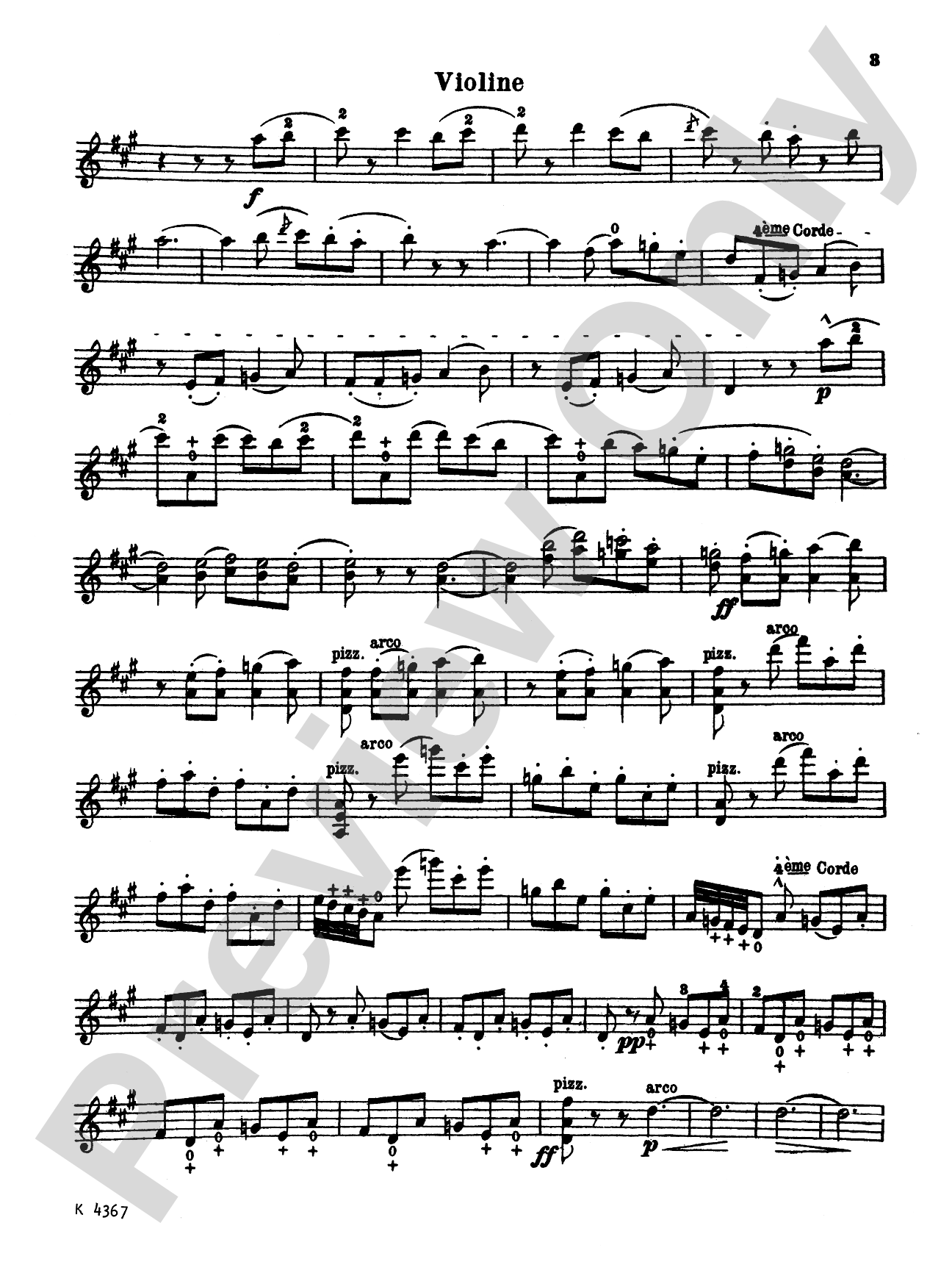 Sarasate: Spanish Dance, Op. 23, No. 2 (Zapateado): Violin Book