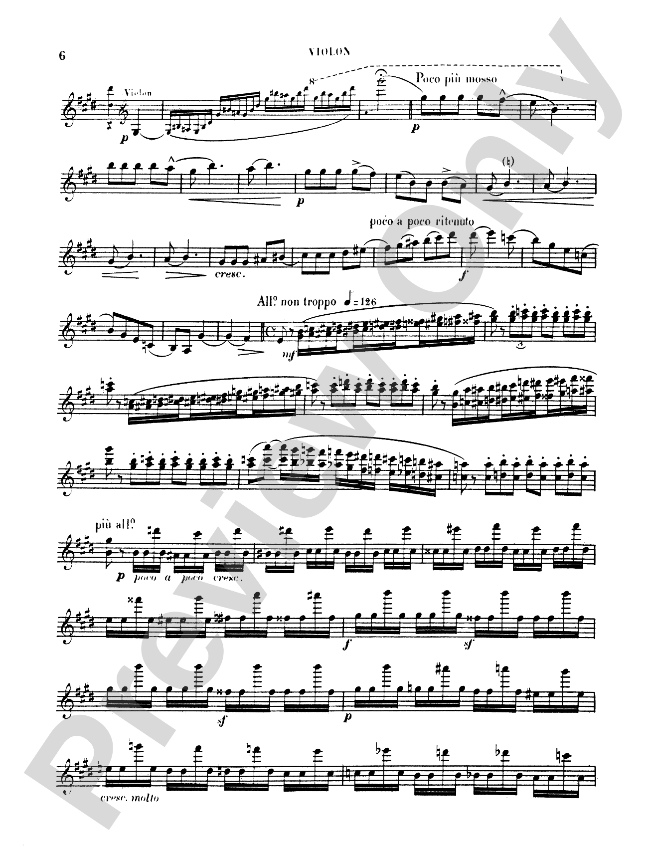 Saint-Saëns: Havanaise, Op. 83 (Urtext), Arr. Eugene Ysaye: Violin Book