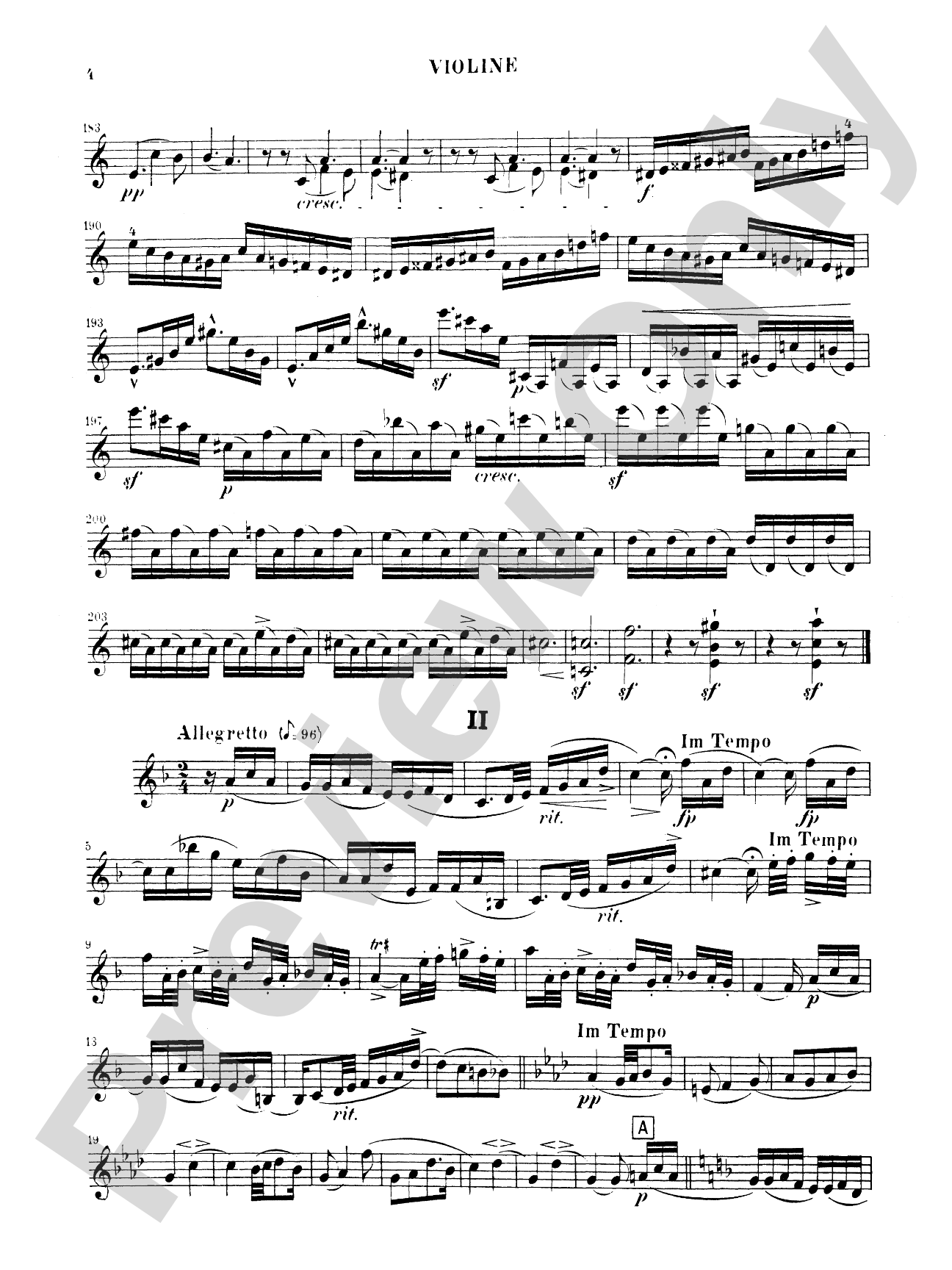 Schumann: Sonata in A Minor, Op. 105: Violin Book