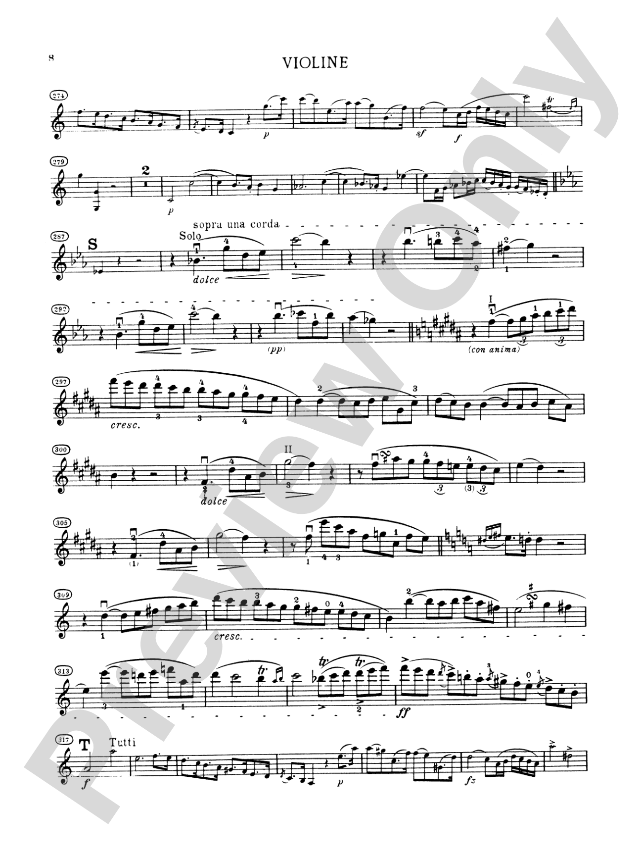 Spohr: Concerto No. 8 in A Minor, Op. 47: Violin Book