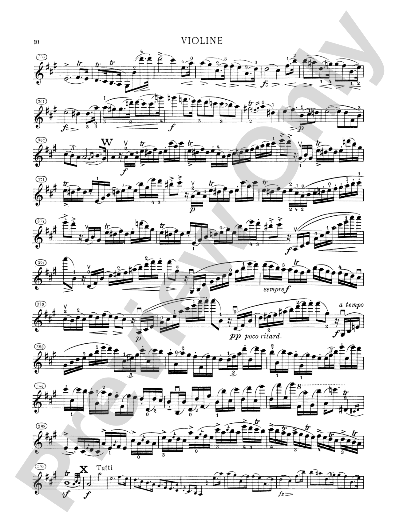 Spohr: Concerto No. 8 in A Minor, Op. 47: Violin Book