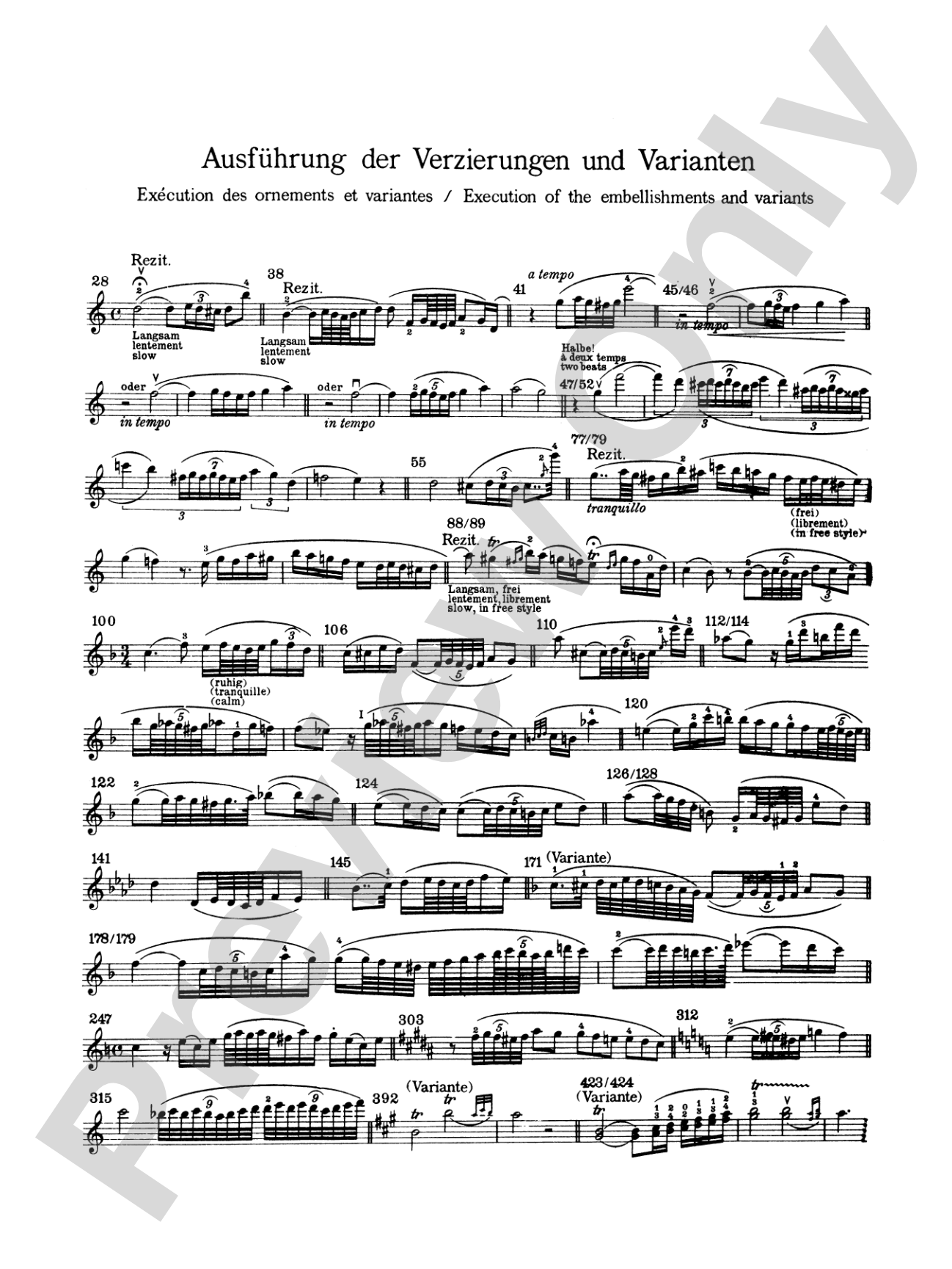Spohr: Concerto No. 8 in A Minor, Op. 47: Violin Book