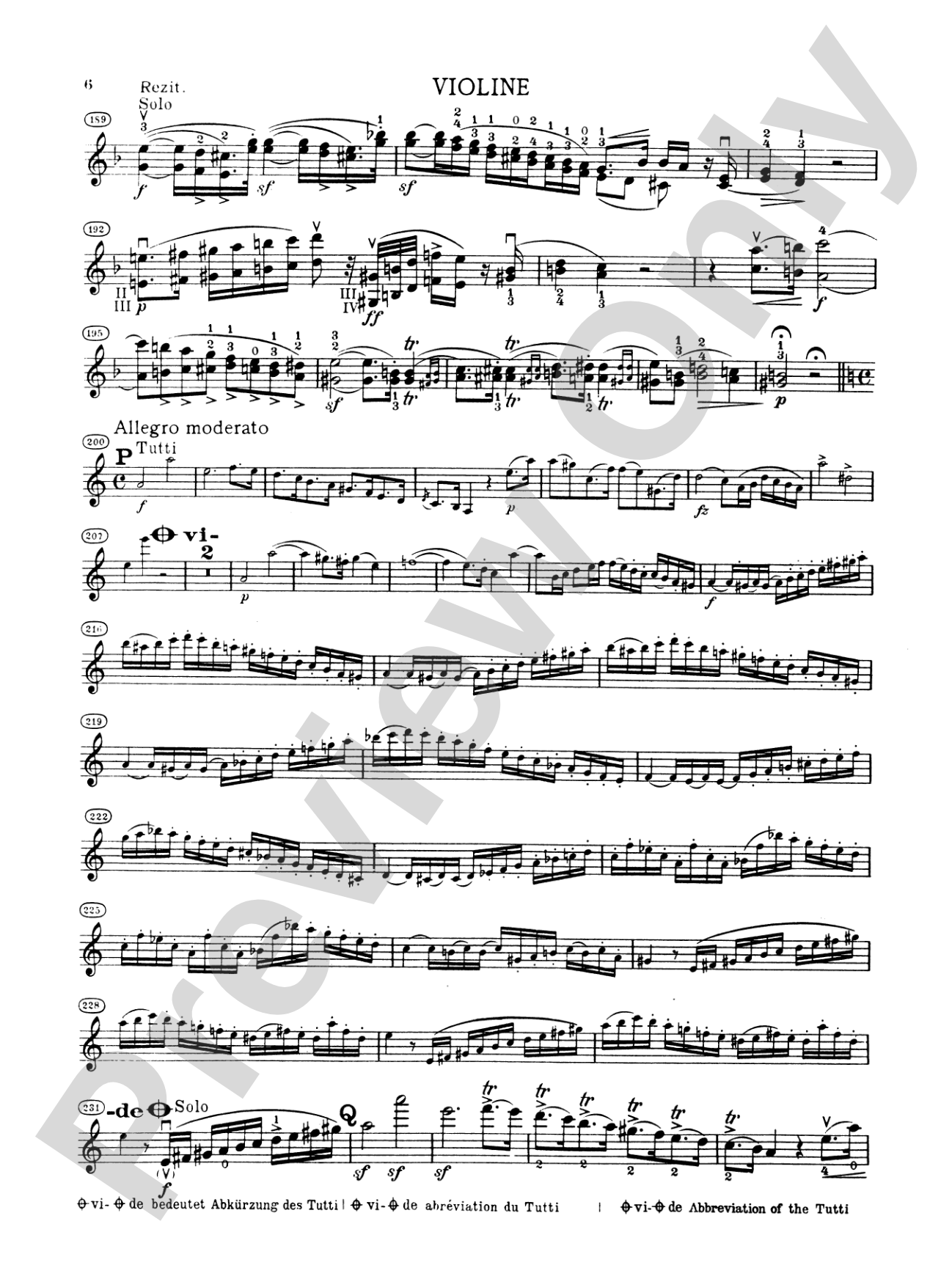 Spohr: Concerto No. 8 in A Minor, Op. 47: Violin Book