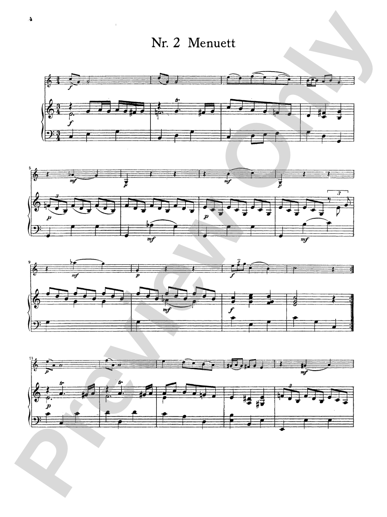 Mozart: Twelve Little Pieces from the Notebook of Wolfgang Mozart