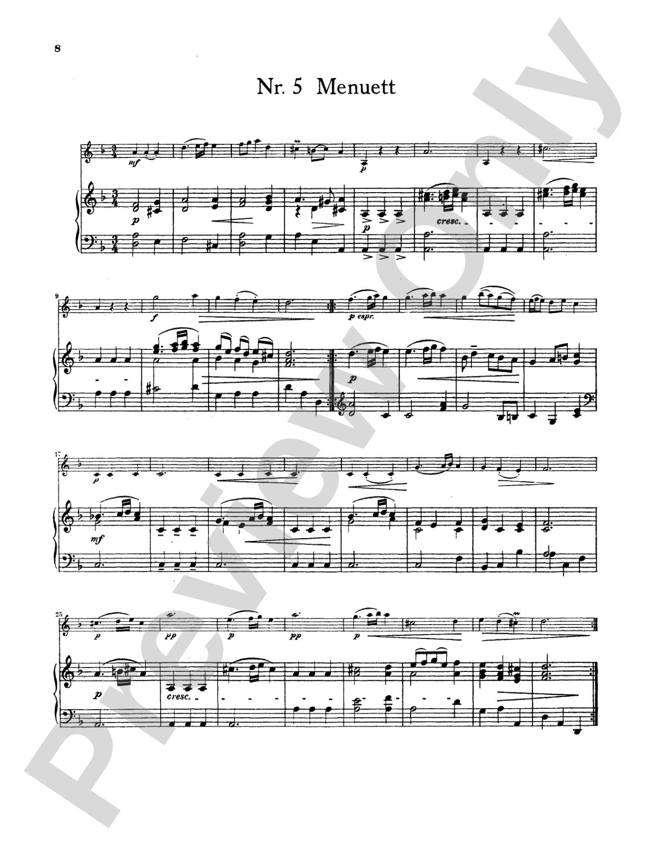 Mozart: Twelve Little Pieces from the Notebook of Wolfgang Mozart