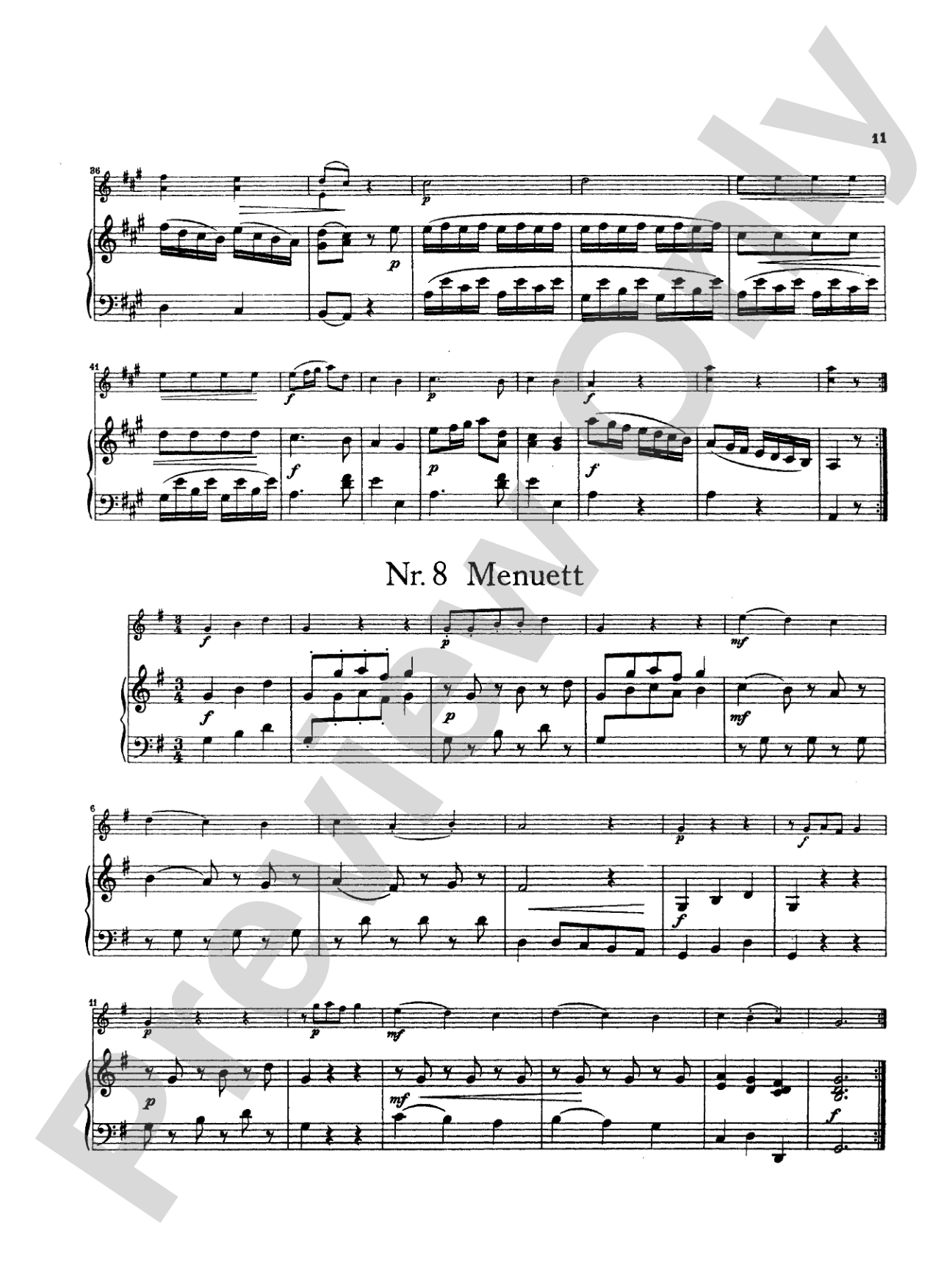 Mozart: Twelve Little Pieces from the Notebook of Wolfgang Mozart