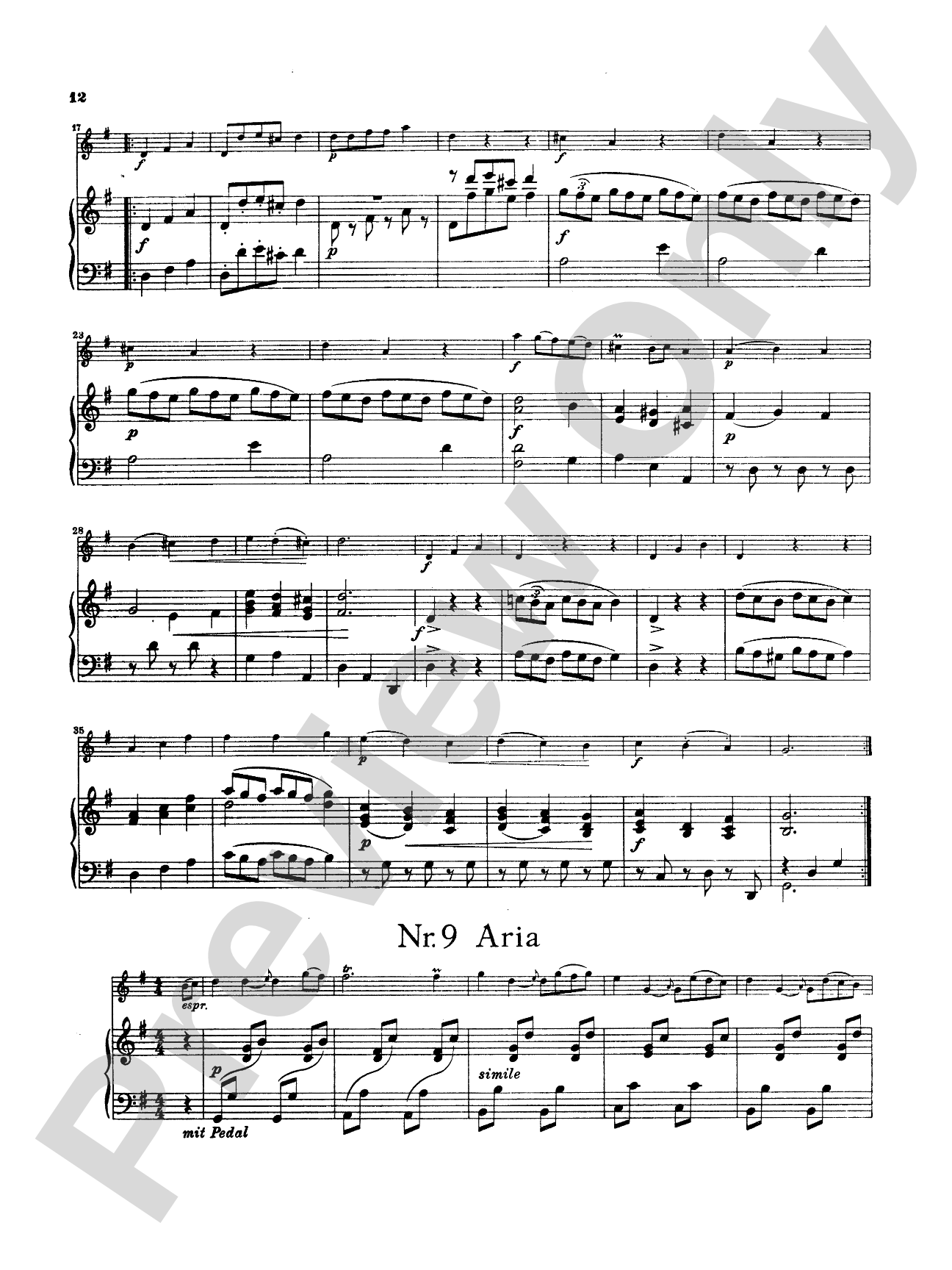 Mozart: Twelve Little Pieces from the Notebook of Wolfgang Mozart