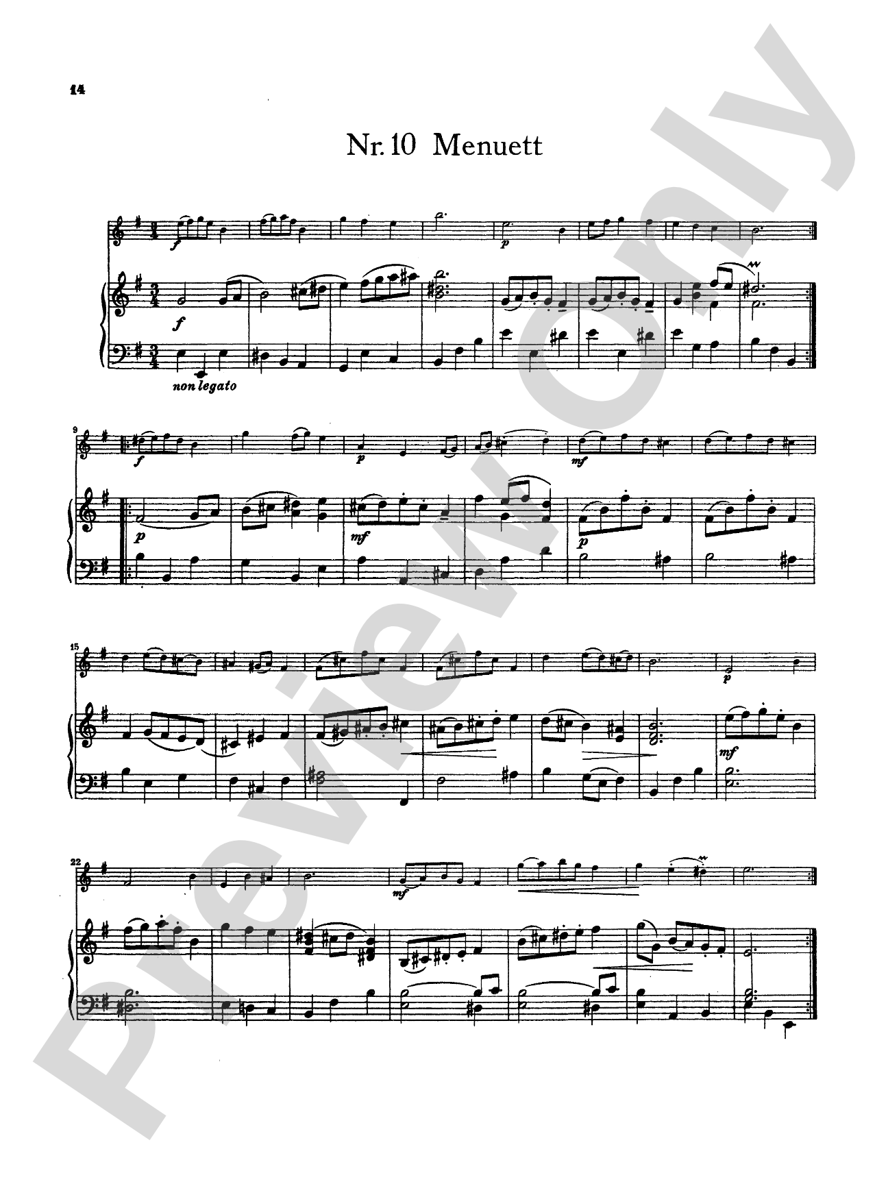 Mozart: Twelve Little Pieces from the Notebook of Wolfgang Mozart