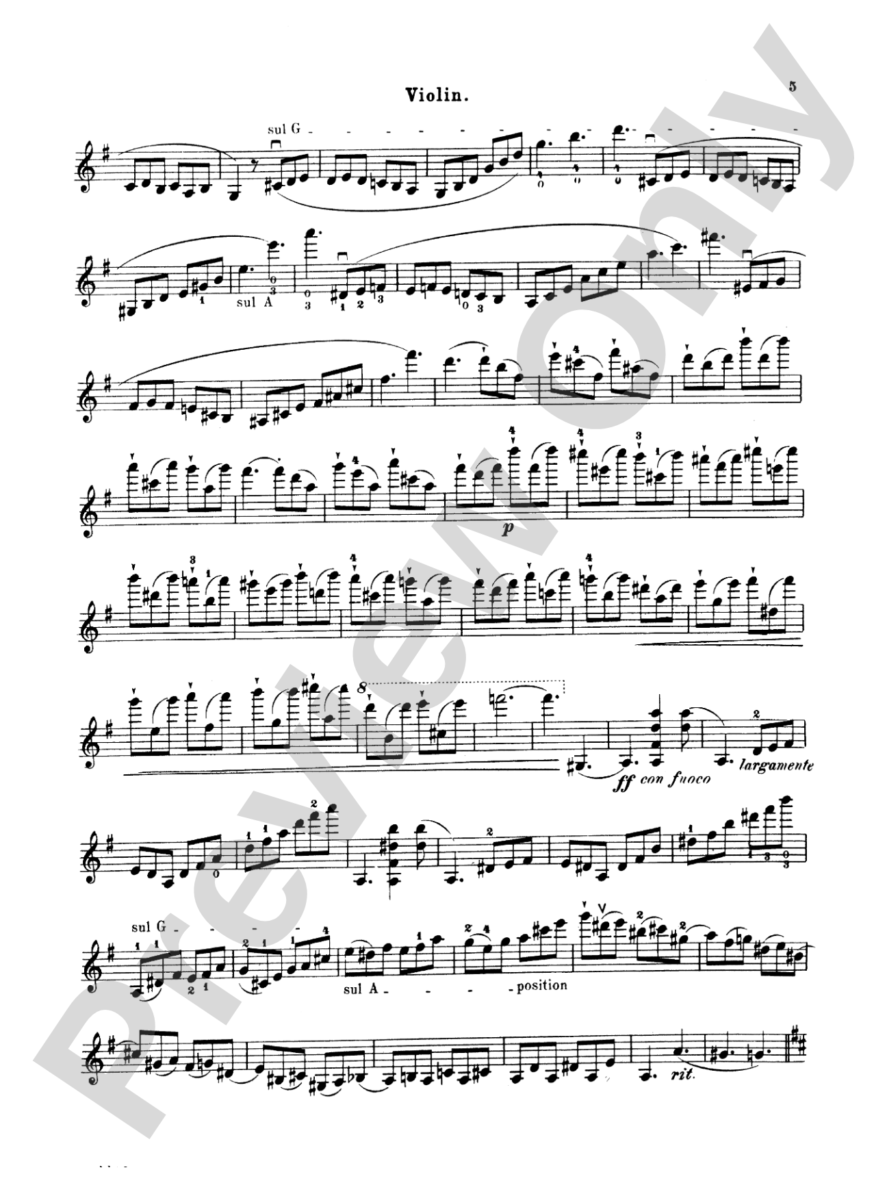 Wieniawski: Scherzo-Tarentelle, Op. 16: Violin Book