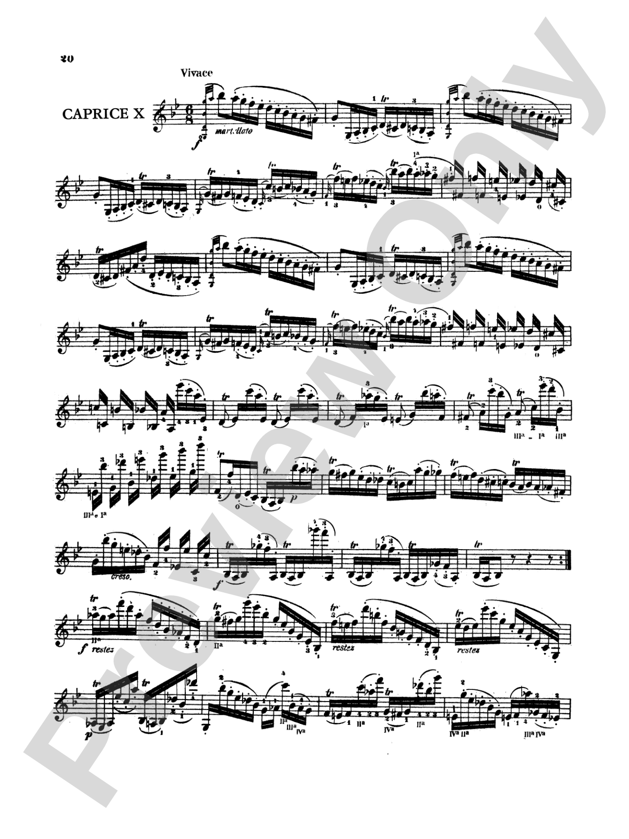Paganini: Twenty-Four Caprices, Op. 1