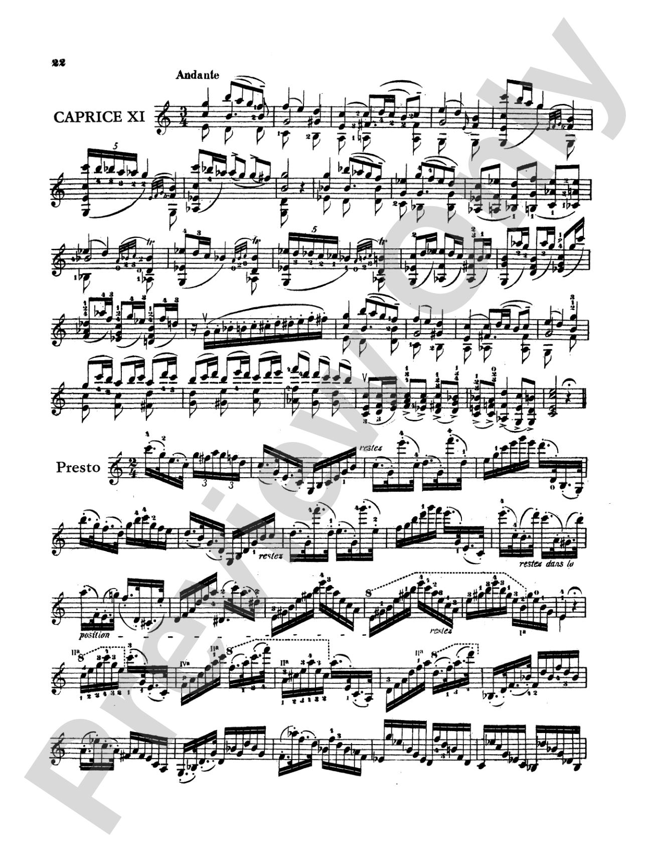 Paganini: Twenty-Four Caprices, Op. 1