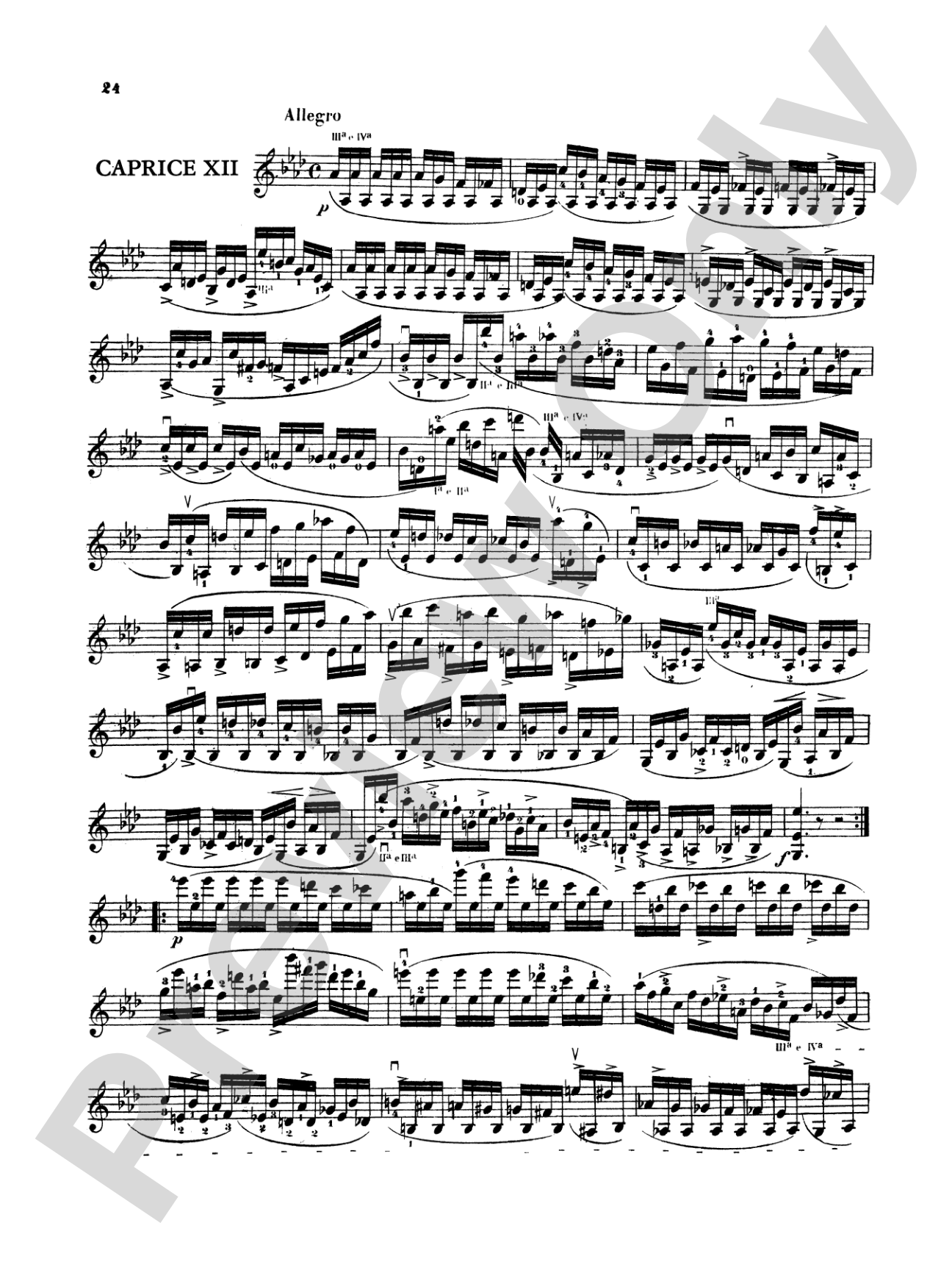 Paganini: Twenty-Four Caprices, Op. 1