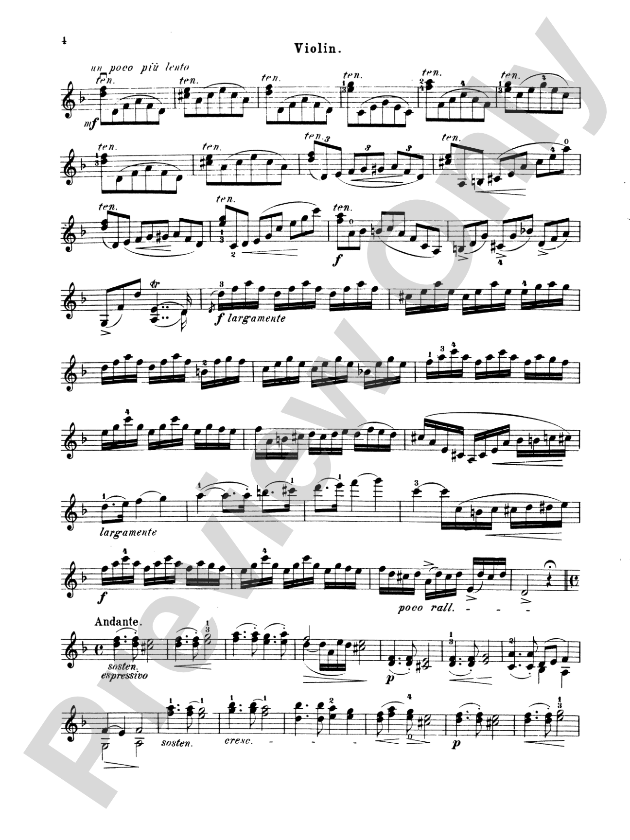Corelli: La Folia: Violin & Piano Book