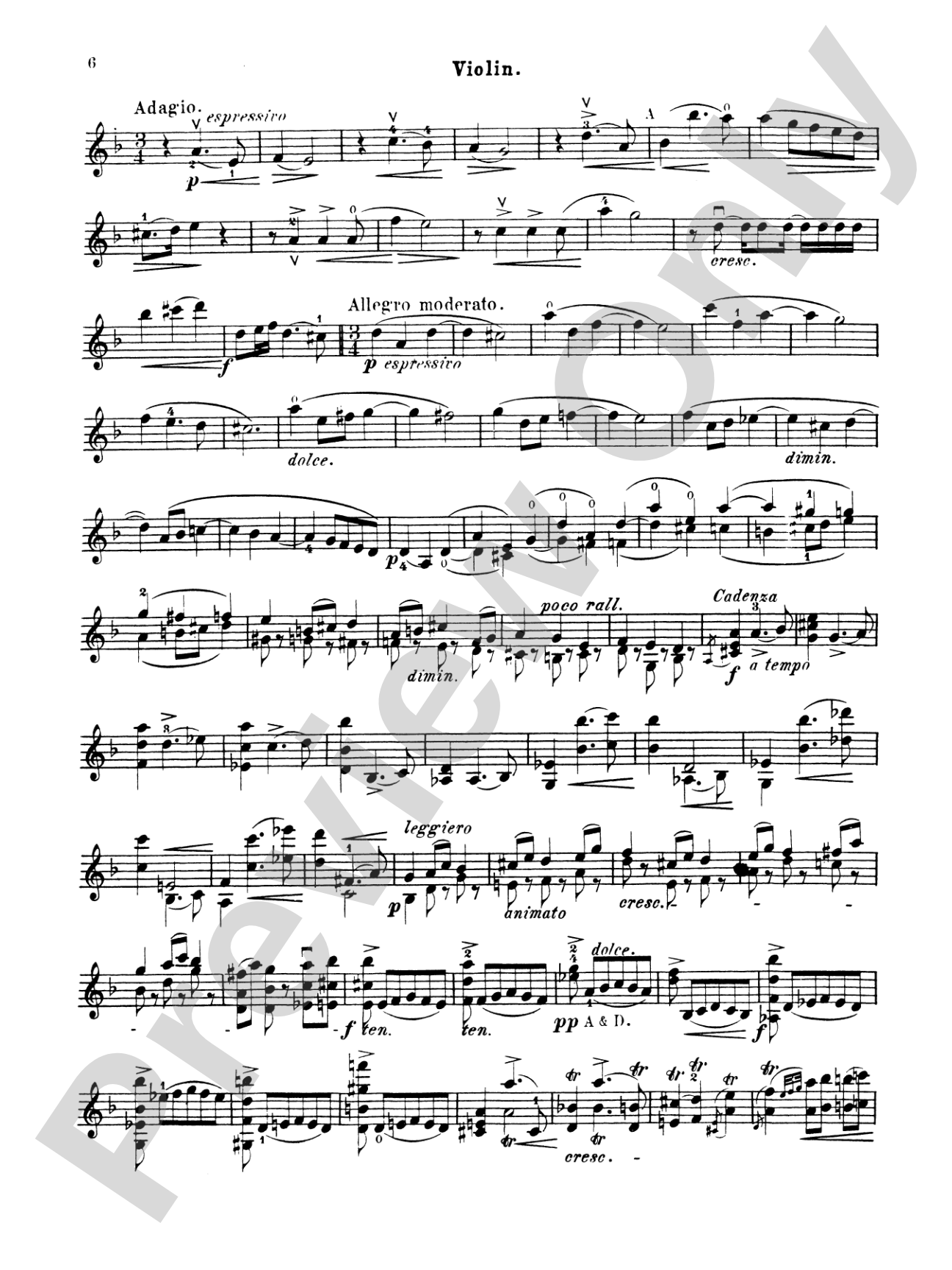 Corelli: La Folia: Violin & Piano Book