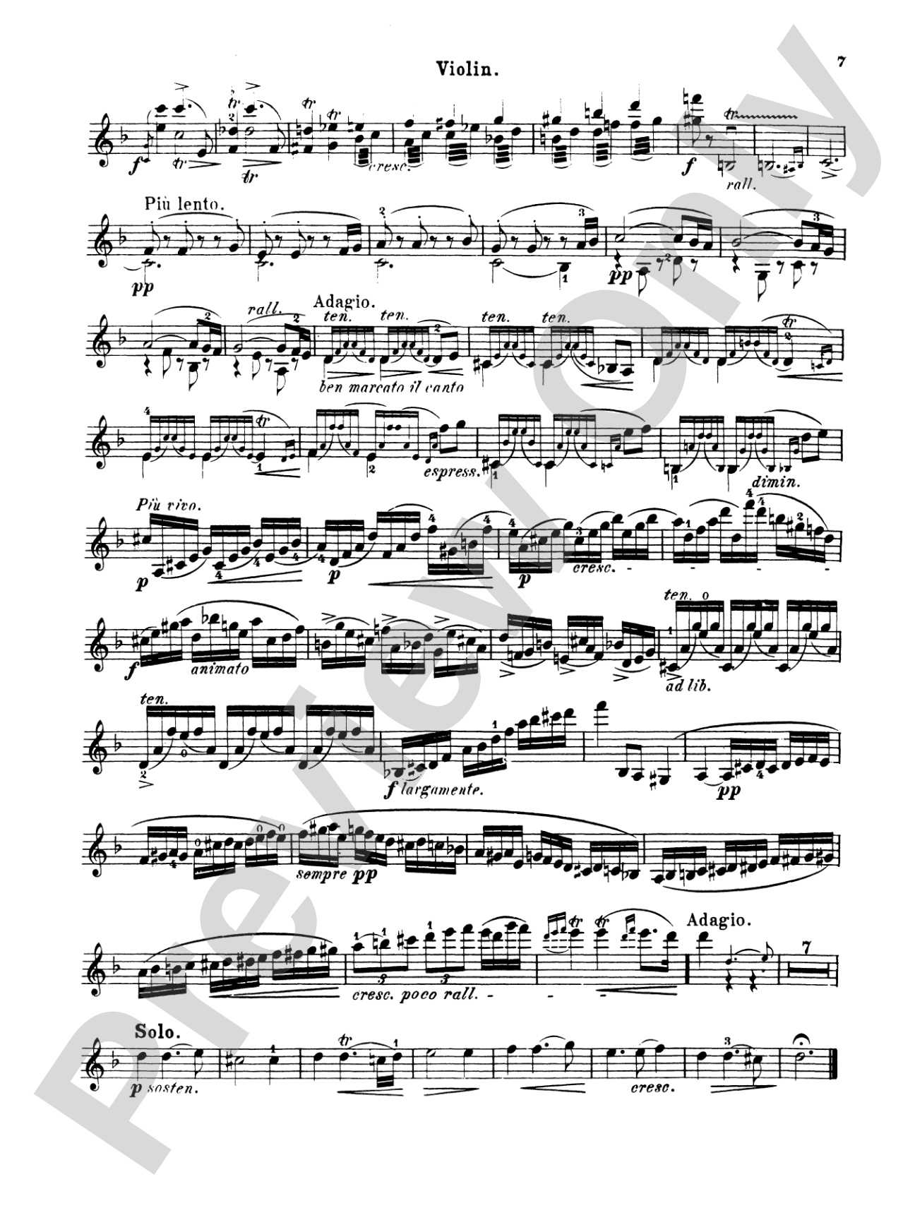 Corelli: La Folia: Violin & Piano Book