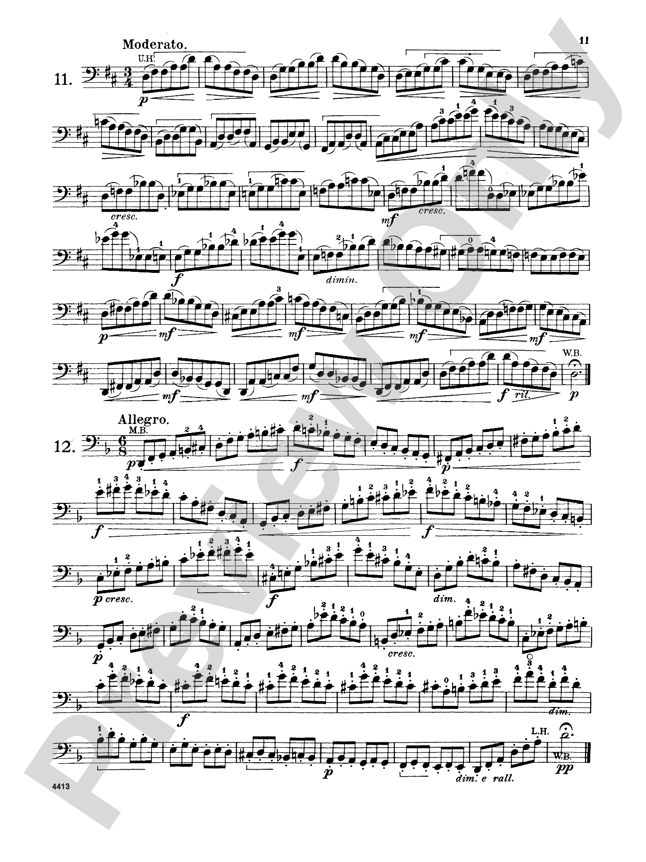 Dotzauer: 113 Studies, Volume I (Nos. 1-34): Cello Book