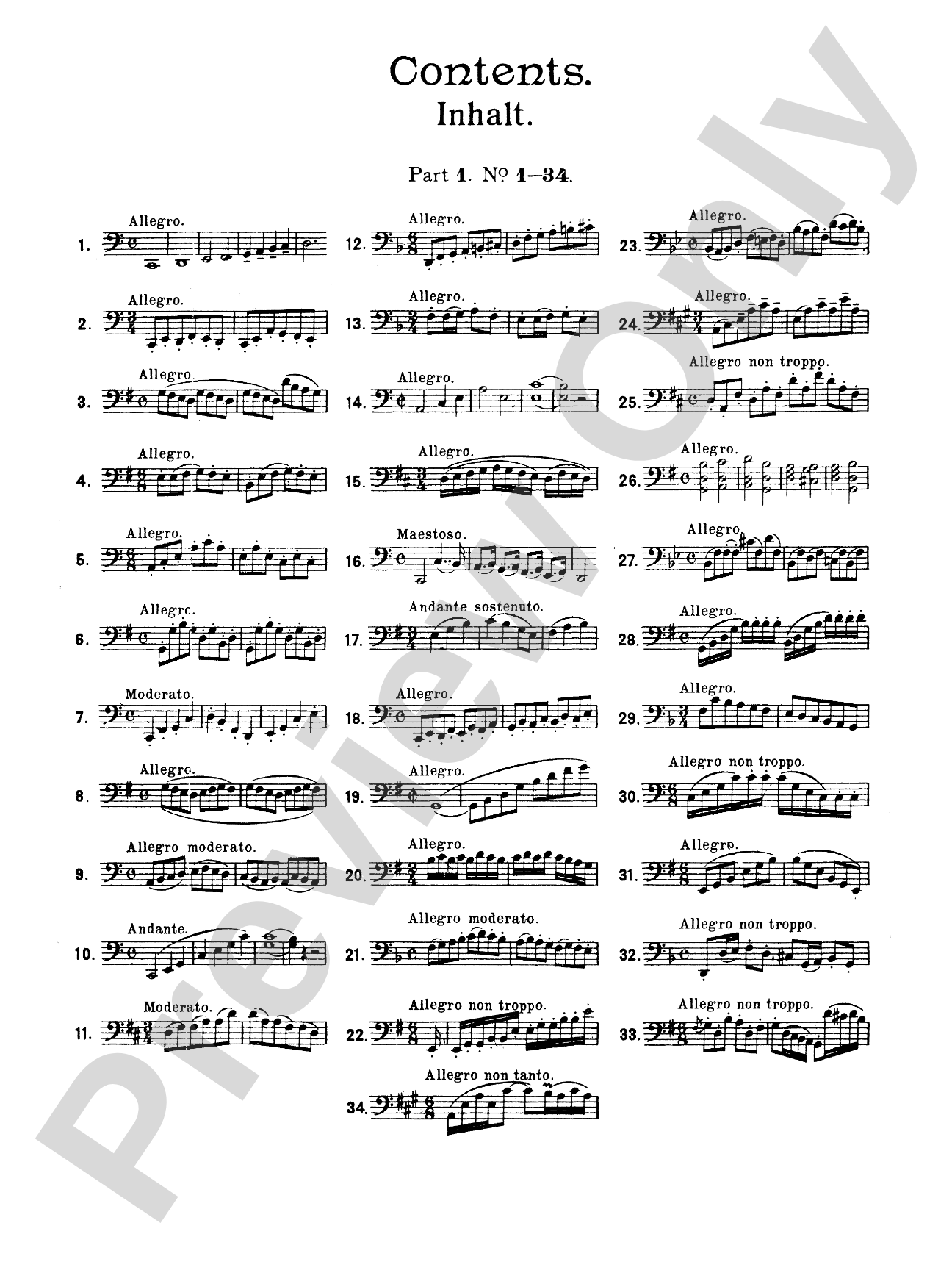 Dotzauer: 113 Studies, Volume I (Nos. 1-34): Cello Book