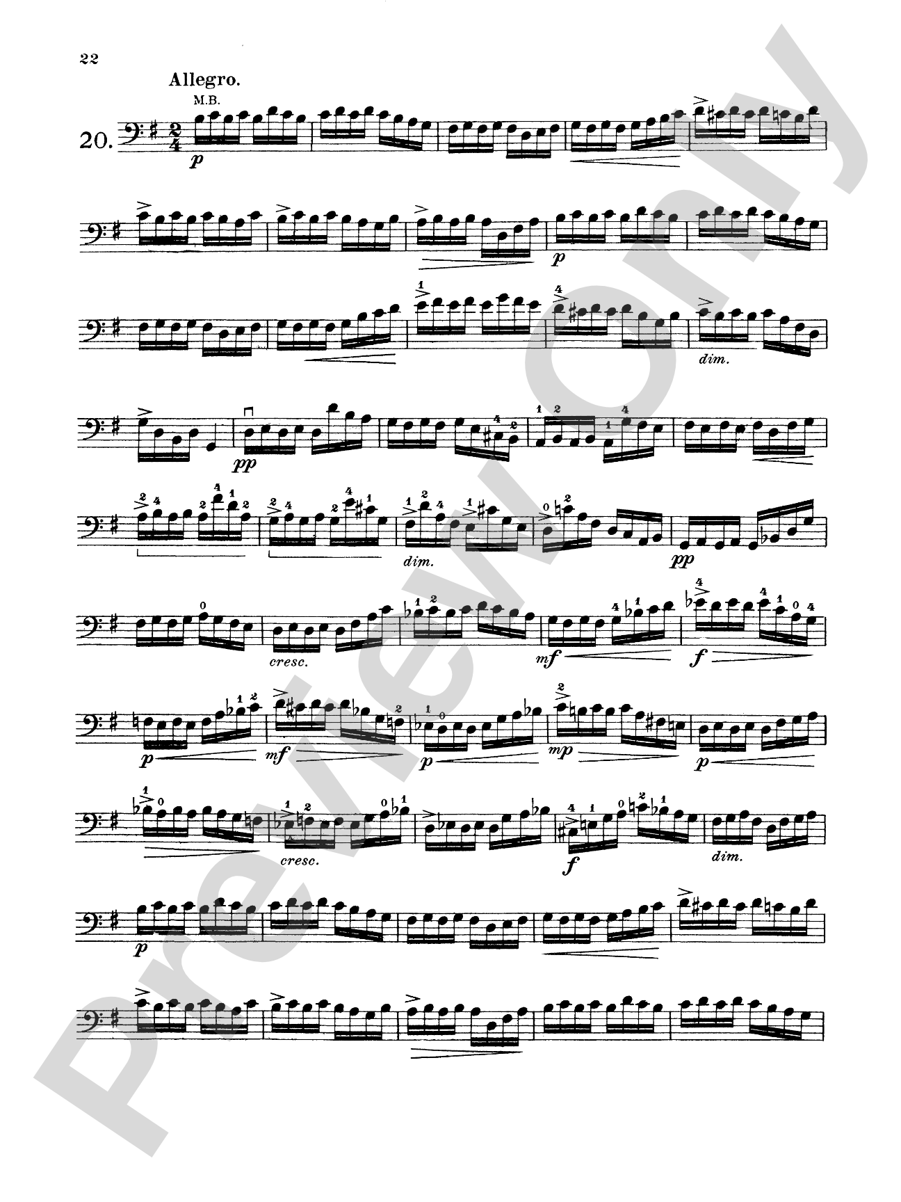 Dotzauer: 113 Studies, Volume I (Nos. 1-34): Cello Book