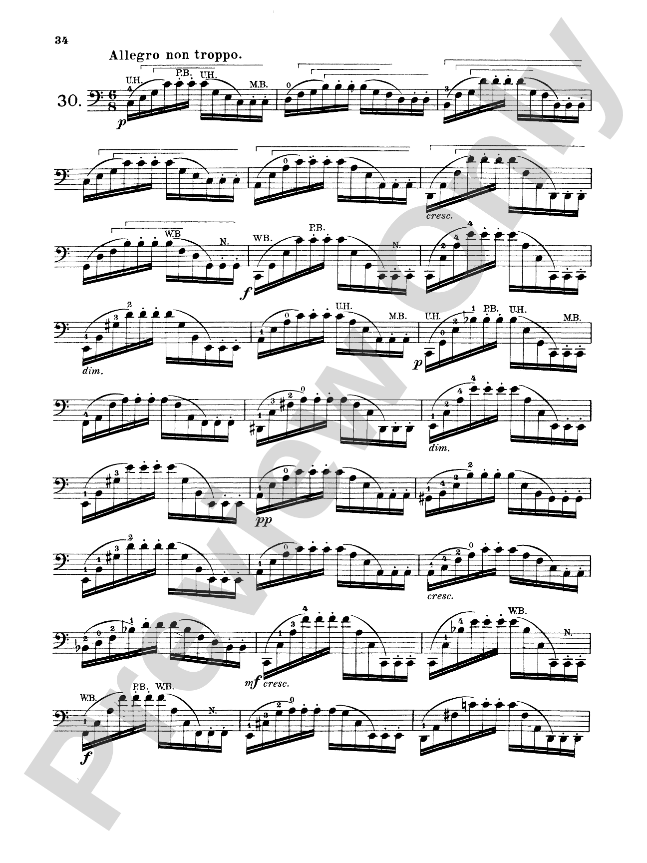 Dotzauer: 113 Studies, Volume I (Nos. 1-34): Cello Book