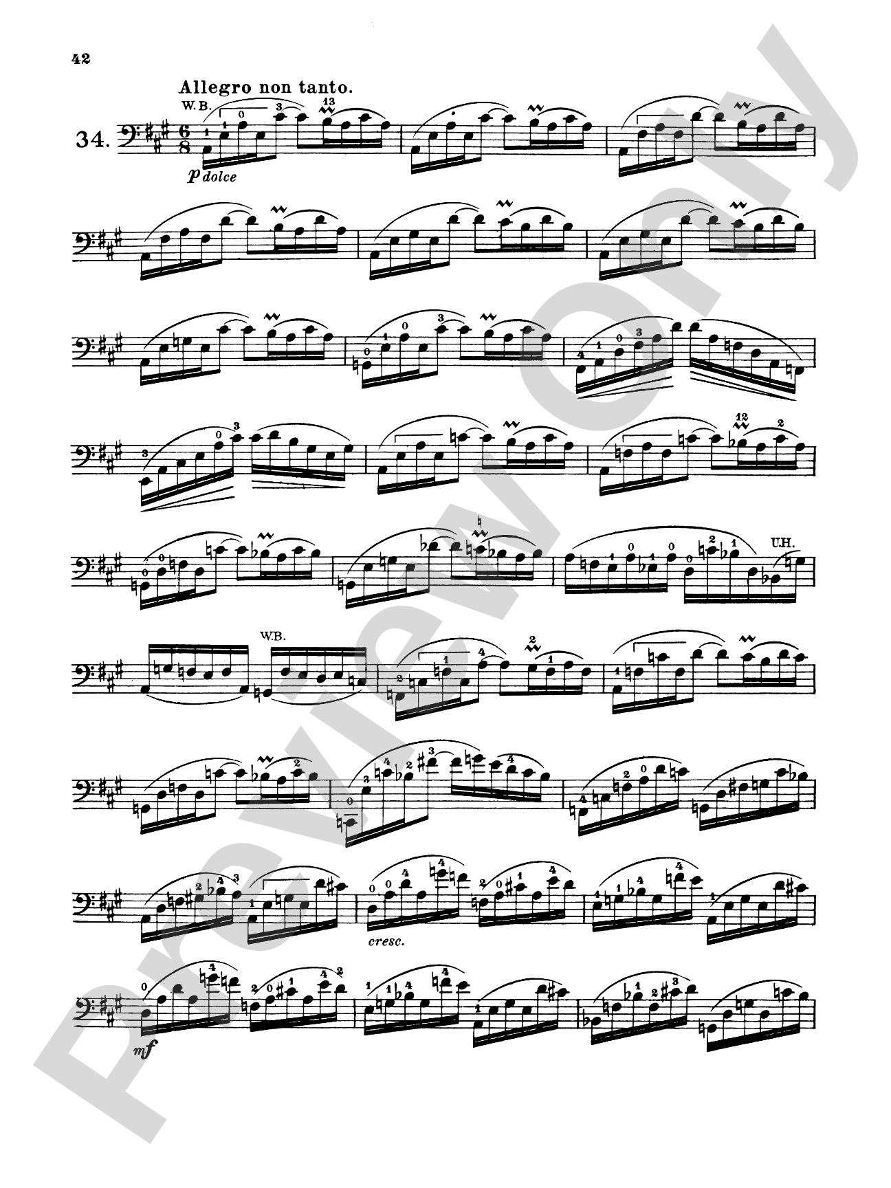 Dotzauer: 113 Studies, Volume I (Nos. 1-34): Cello Book