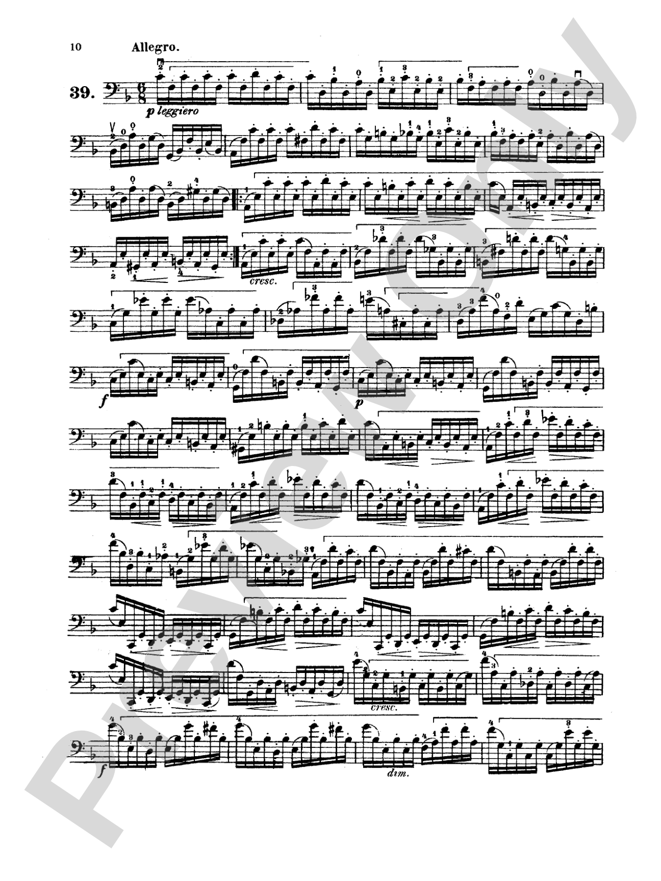 Dotzauer: 113 Studies, Volume II (Nos. 35-62): Cello Book