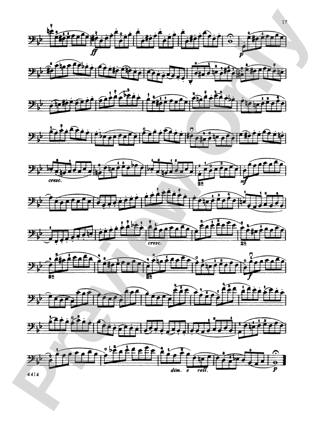 Dotzauer: 113 Studies, Volume II (Nos. 35-62): Cello Book